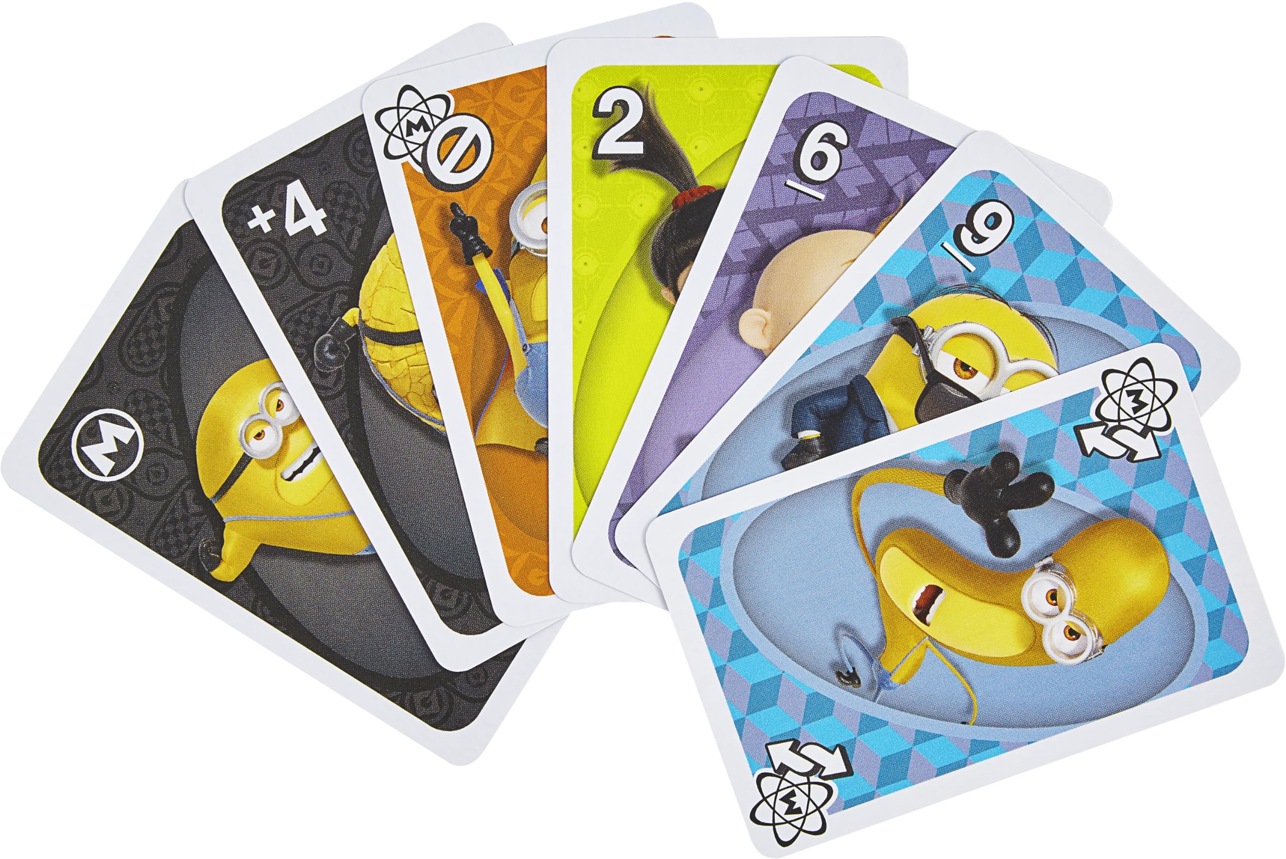 Foto 3 | Juego De Cartas Mattel Games Uno Despicable Me 4 Para Niños Y Adultos - Venta Internacional.