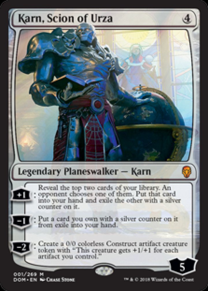 Juego De Cartas Magic The Gathering Karn, Vástago De Urza Dominaria - Venta Internacional.
