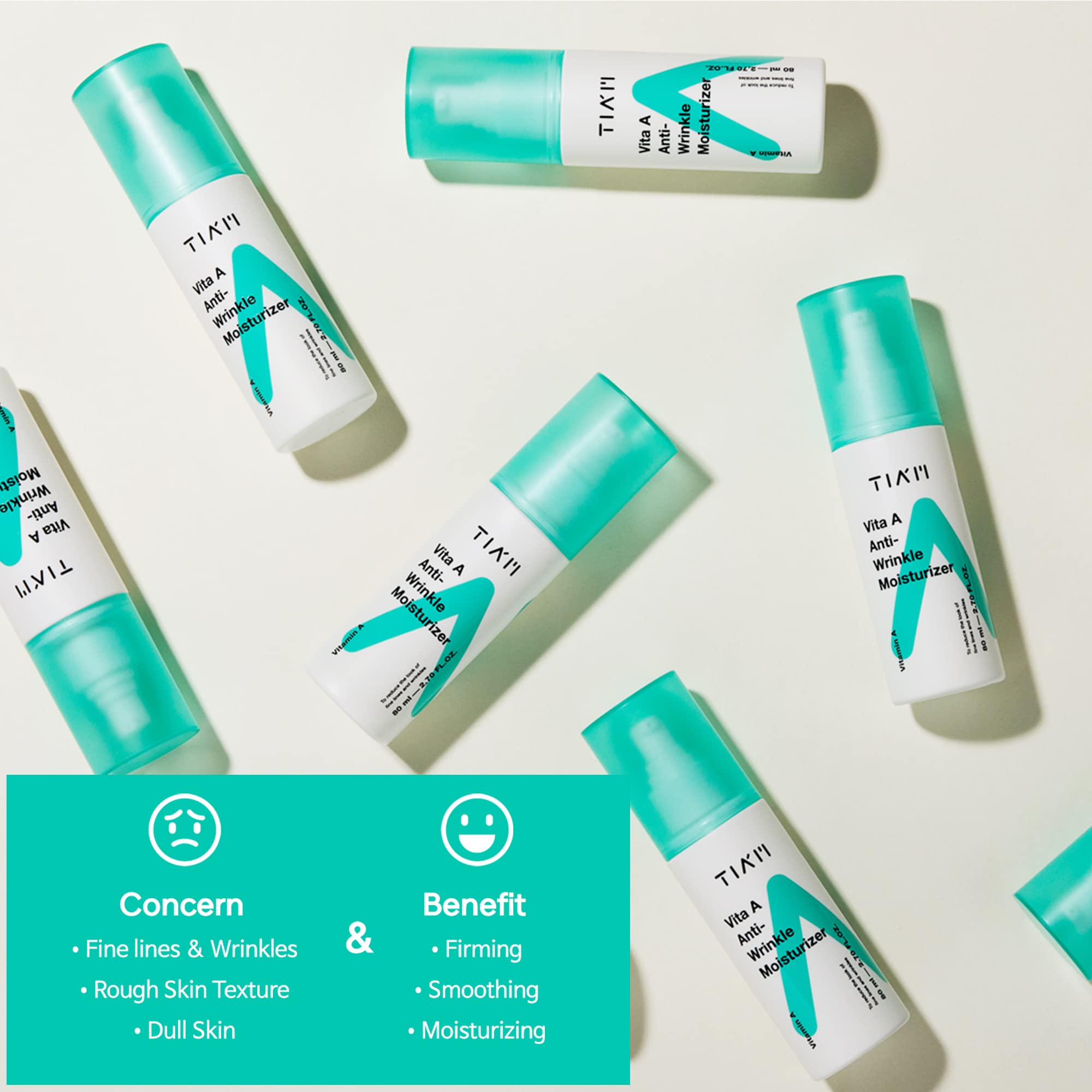 Foto 3 pulgar | Crema Hidratante Tiam Vita A Antiarrugas Con Vitamina A Y Colágeno - Venta Internacional.