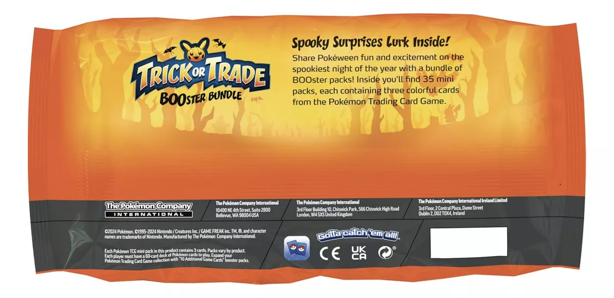 Foto 4 pulgar | Pokemon Tcg Trick Or Trade Booster Bundle 2024 Ingles