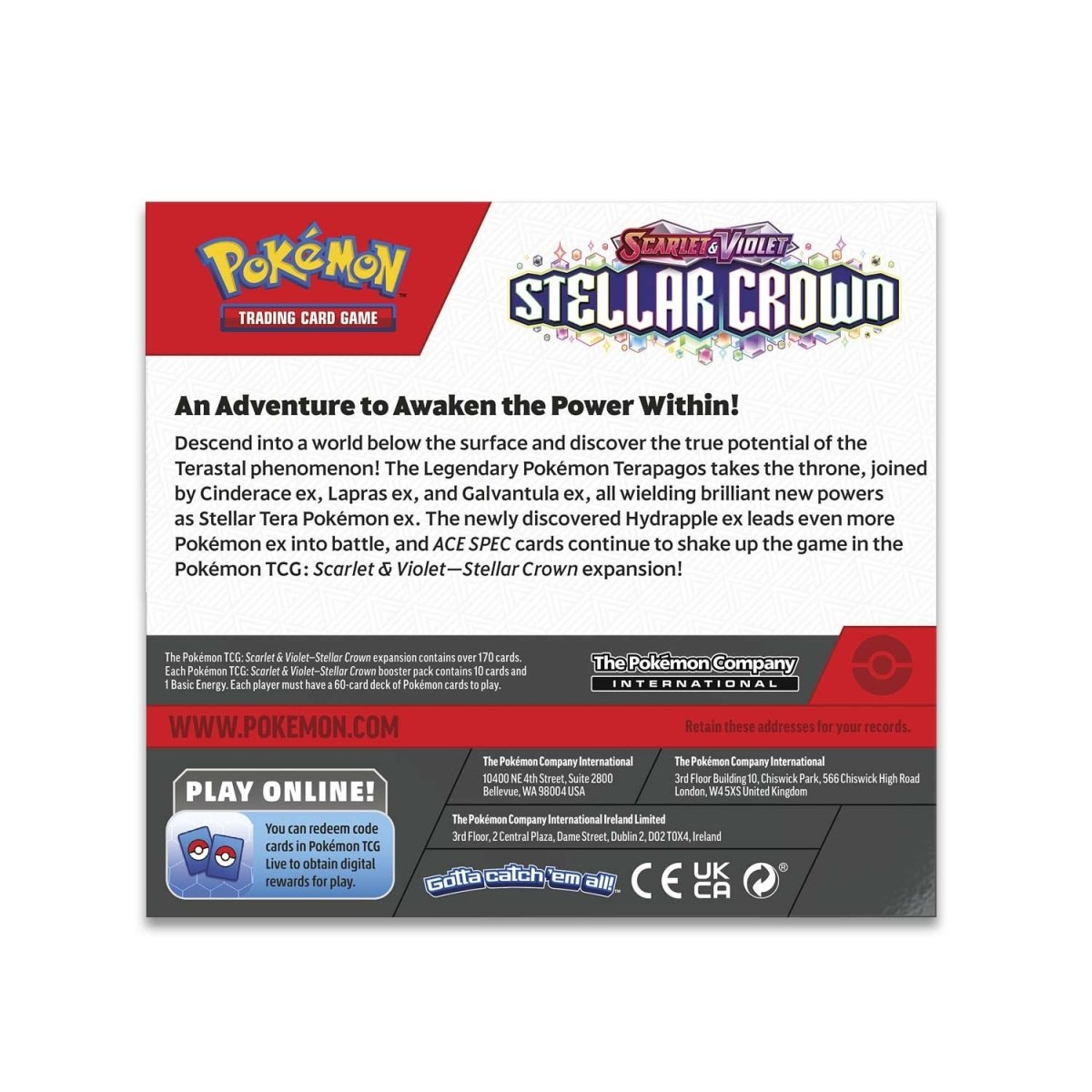 Foto 3 | Pokemon Tcg Stellar Crown Booster Display (36 Sobres) Ingles