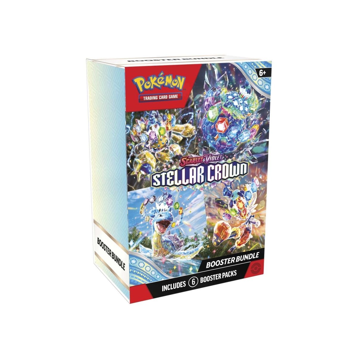 Pokemon Tcg Stellar Crown Booster Bundle (6 Packs) Ingles