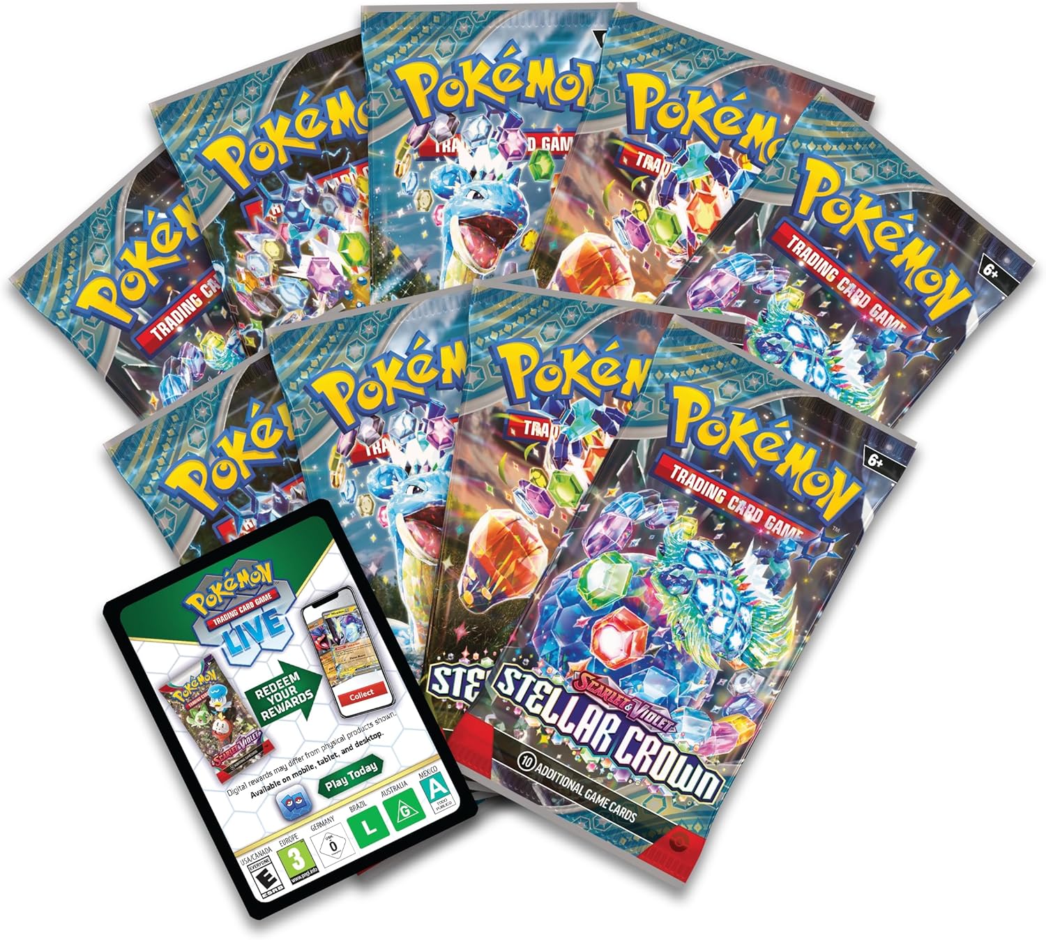 Foto 3 pulgar | Pokemon Stellar Crown Etb Ingles