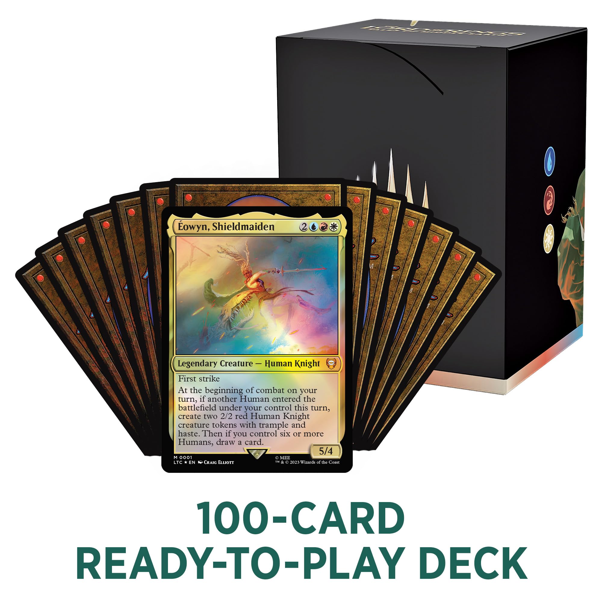 Foto 3 pulgar | Juego de Cartas Magic The Gathering The Lord Of The Rings Deck - Venta Internacional