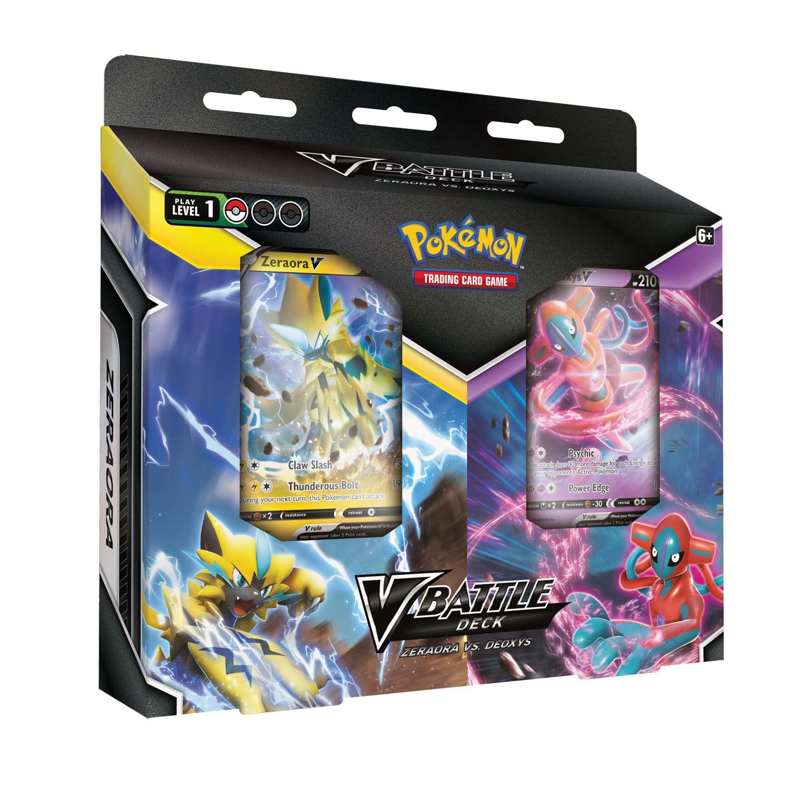 Foto 2 pulgar | Juego De Cartas Coleccionables Pokémon V Battle Deck Zeraora Vs Deoxys - Venta Internacional.