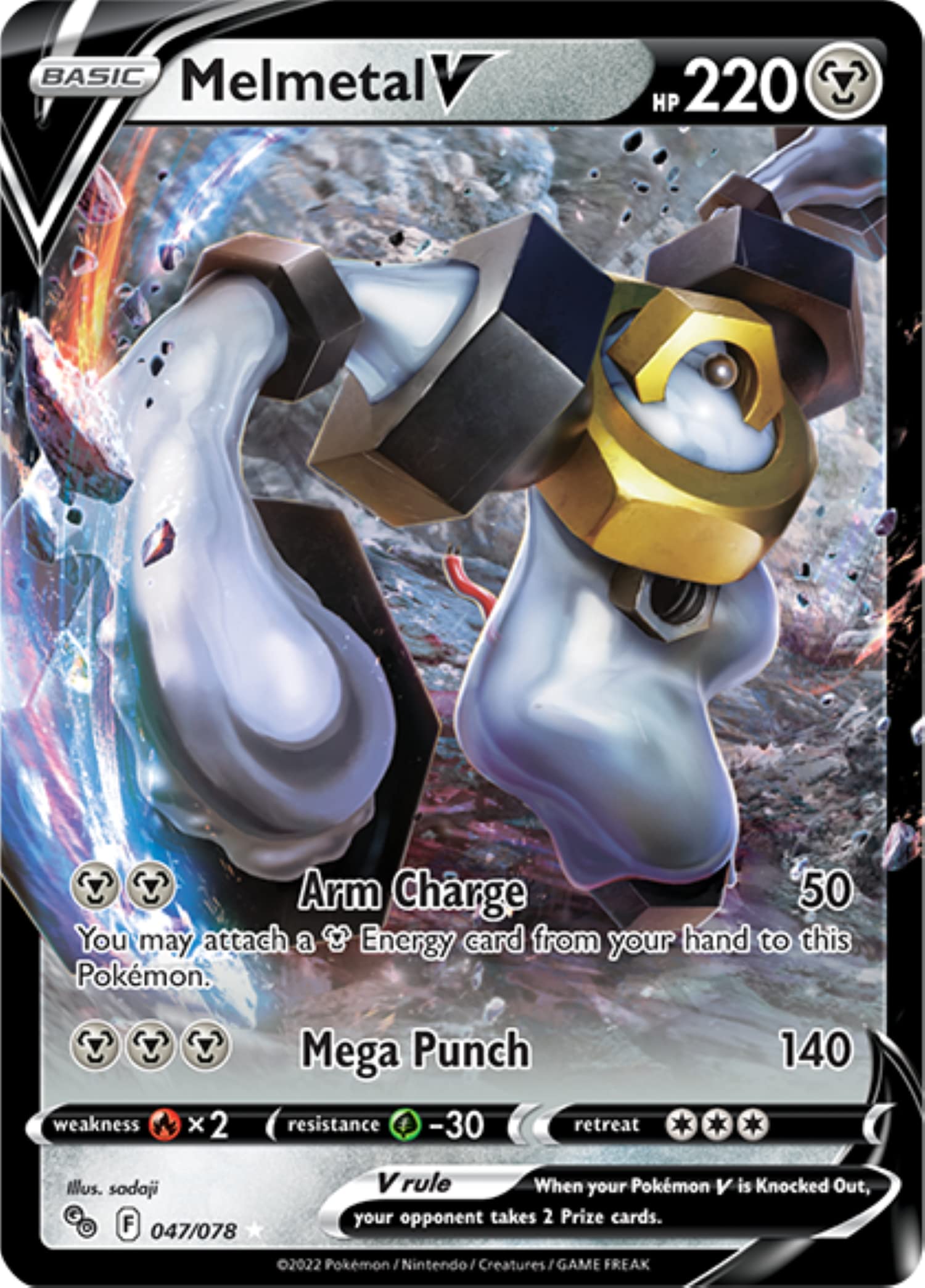 Foto 3 pulgar | Juego De Cartas Coleccionables Pokémon Melmetal V Battle Deck - Venta Internacional.