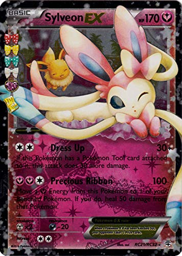 Foto 2 pulgar | Tarjeta Coleccionable Pokémon Sylveon-ex (rc21) Generations Holo - Venta Internacional.