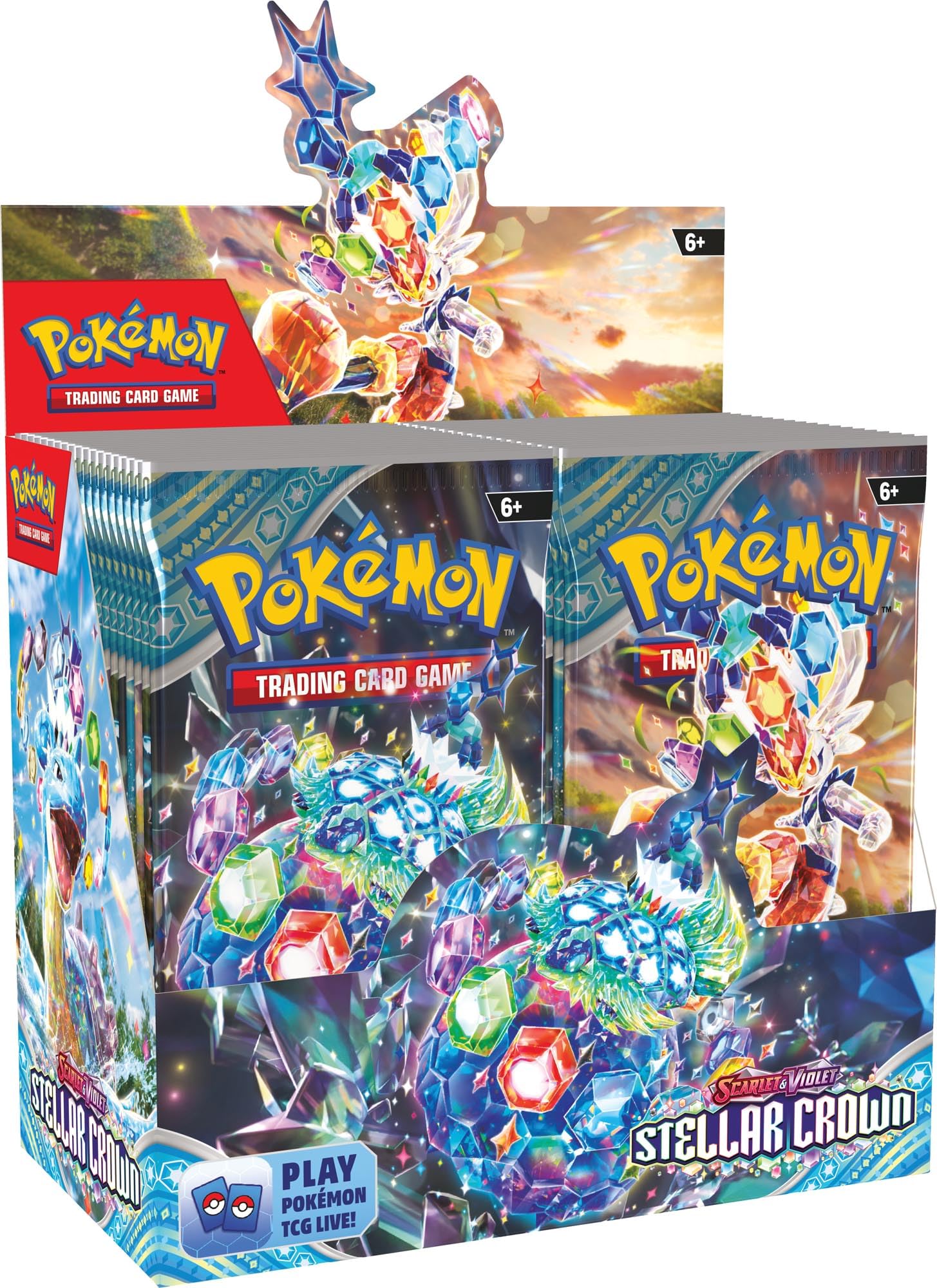 Foto 2 pulgar | Booster Box Pokémon Tcg Scarlet & Violet Stellar Crown - Venta Internacional.