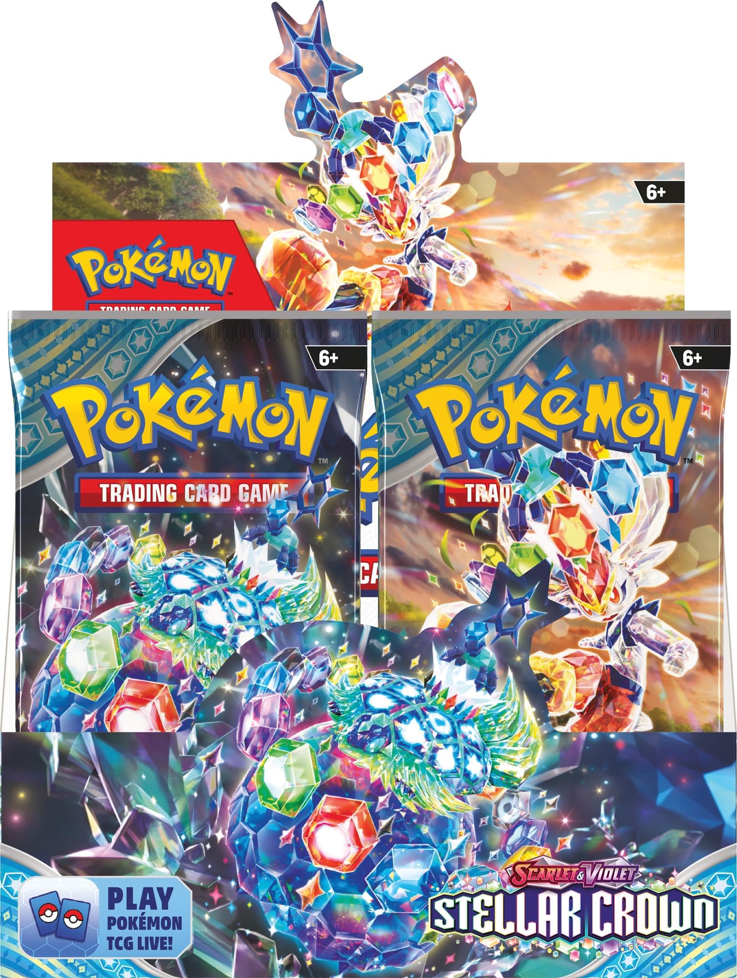 Foto 3 pulgar | Booster Box Pokémon Tcg Scarlet & Violet Stellar Crown - Venta Internacional.