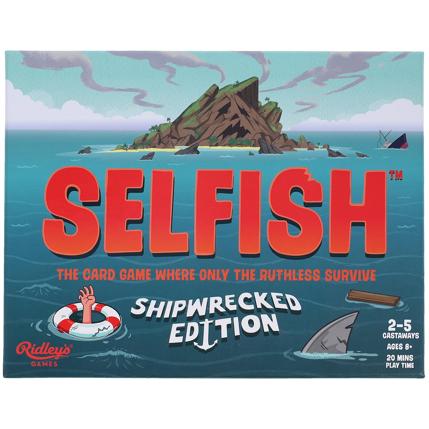 Foto 2 pulgar | Juego De Cartas Ridley's Selfish Shipwrecked Edition Para 2 A 5 Jugadores - Venta Internacional.