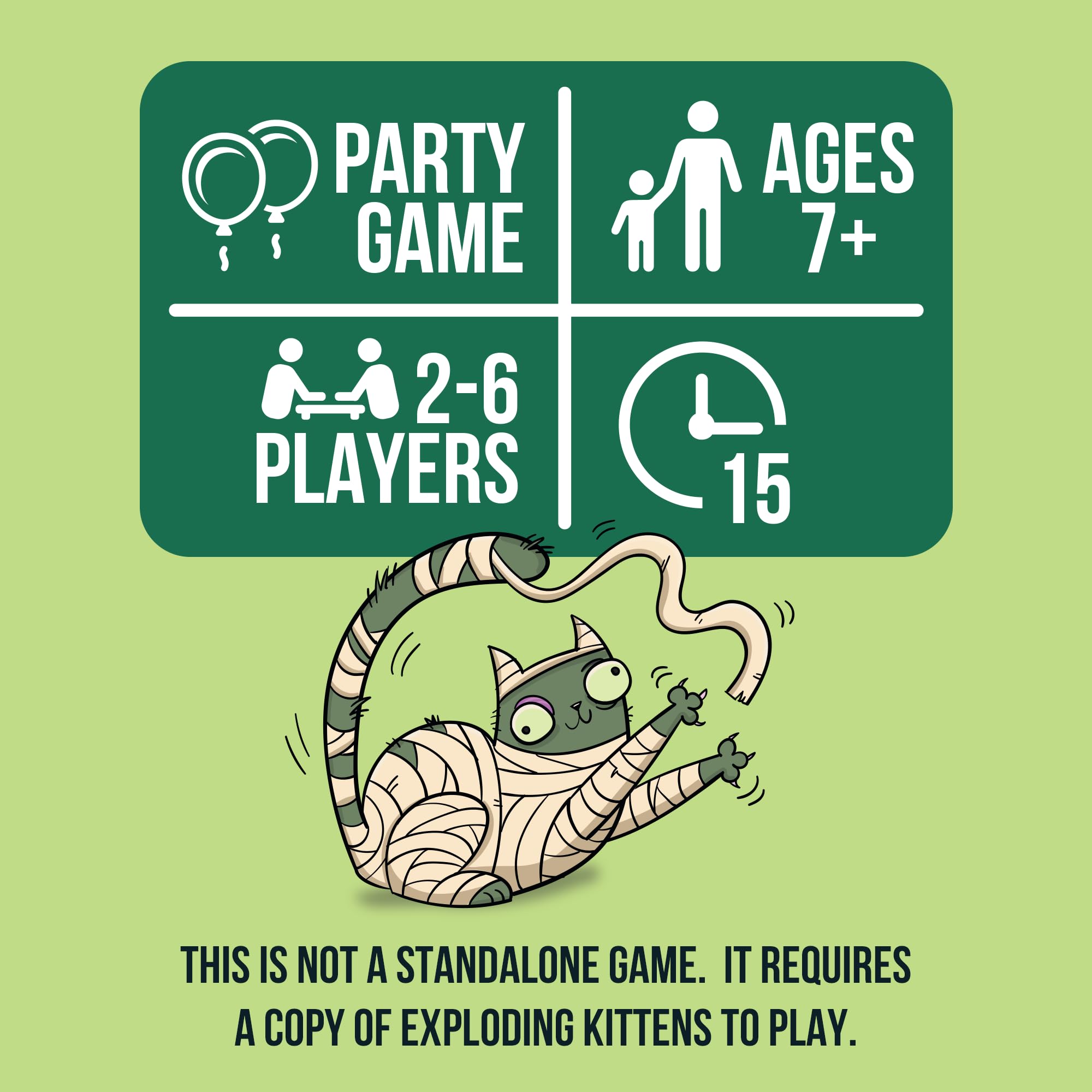 Foto 5 pulgar | Paquete De Expansión Exploding Kittens Zombie Kittens De 7 Años O Más - Venta Internacional.