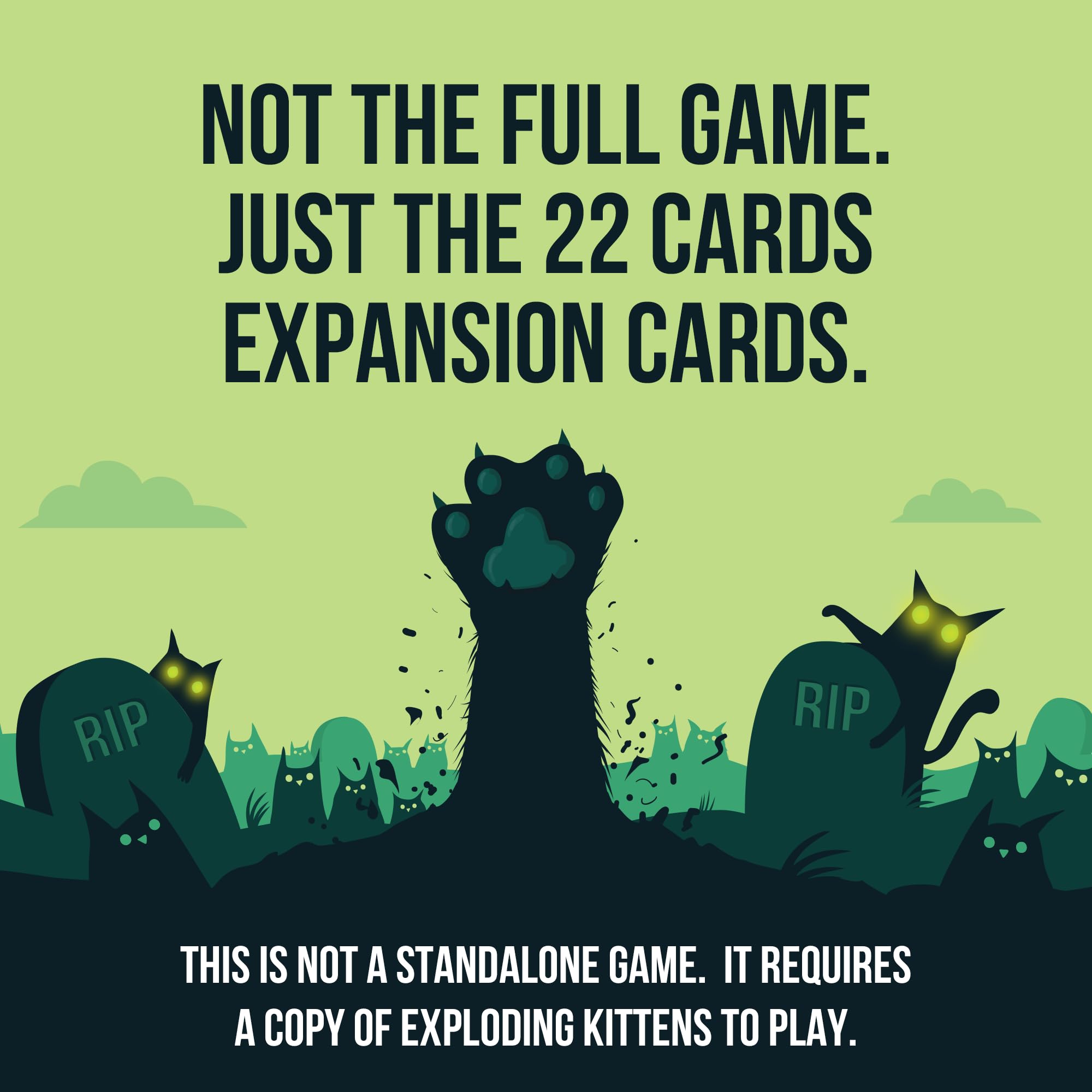 Foto 6 pulgar | Paquete De Expansión Exploding Kittens Zombie Kittens De 7 Años O Más - Venta Internacional.