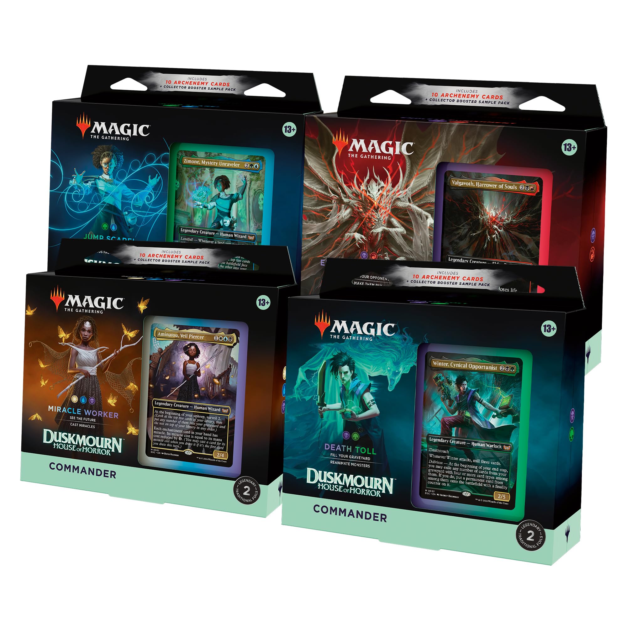 Foto 2 pulgar | Paquete Commander Deck Magic The Gathering Duskmourn X4 - Venta Internacional.