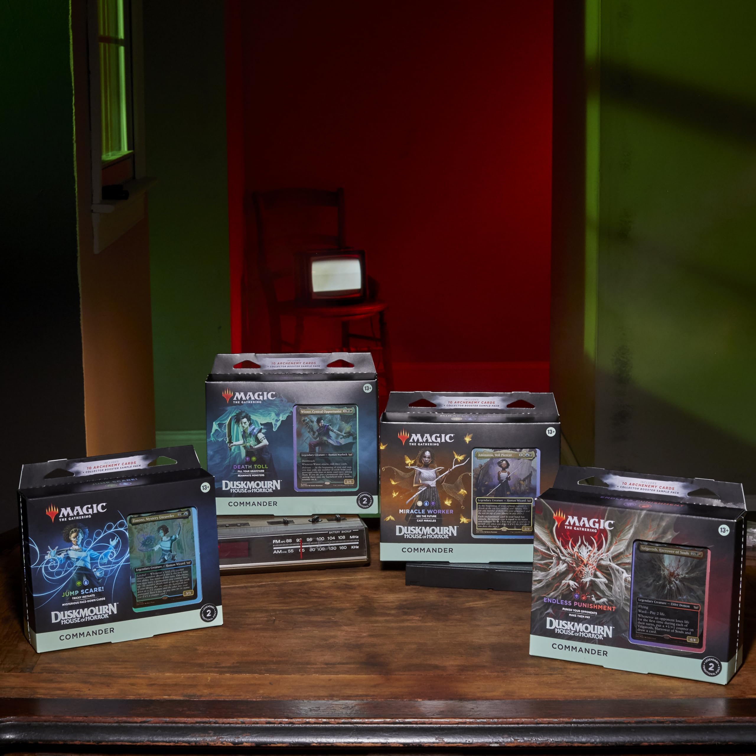 Foto 3 pulgar | Paquete Commander Deck Magic The Gathering Duskmourn X4 - Venta Internacional.