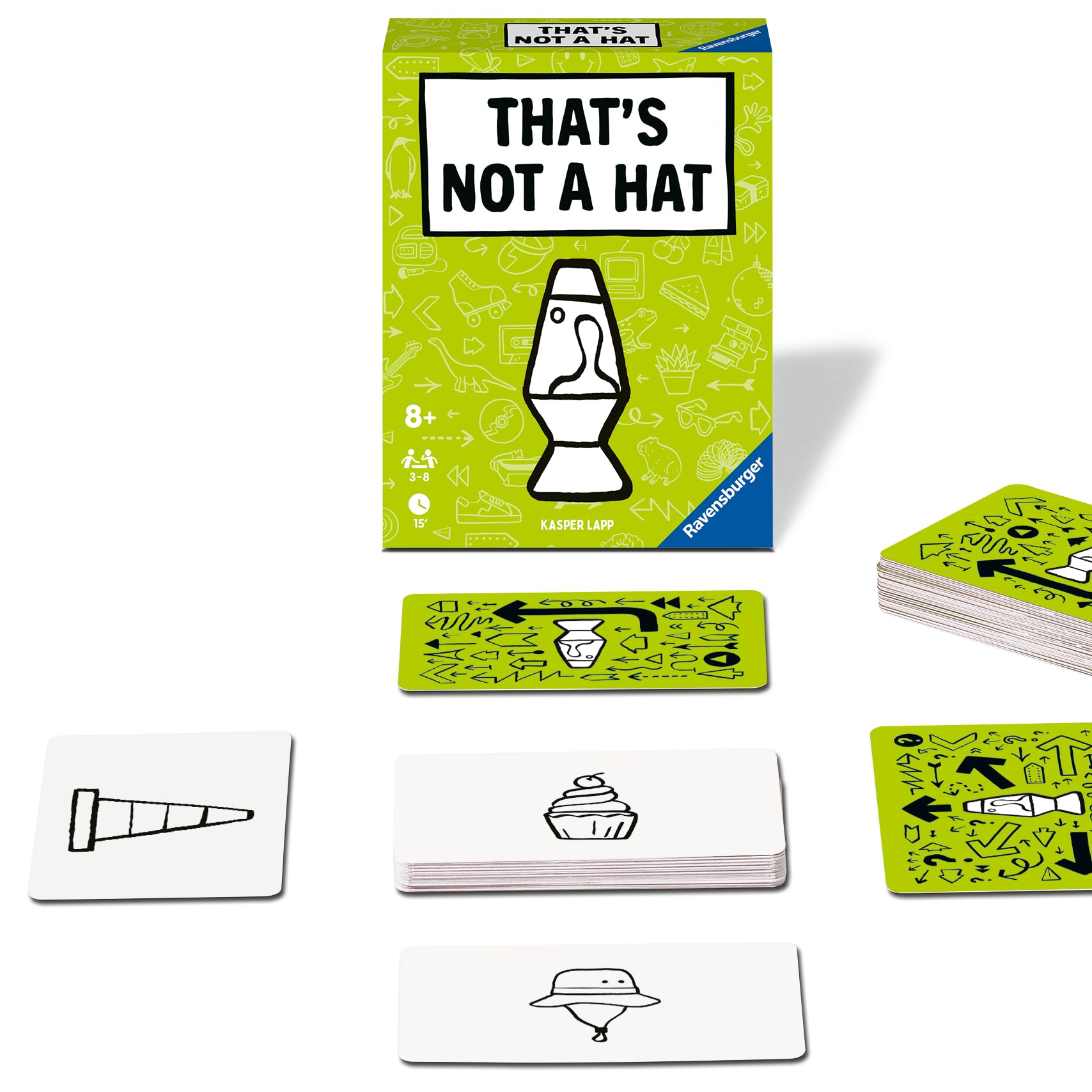 Foto 2 pulgar | Juego De Cartas Ravensburger That's Not A Hat Pop Culture 3-8 Jugadores - Venta Internacional.