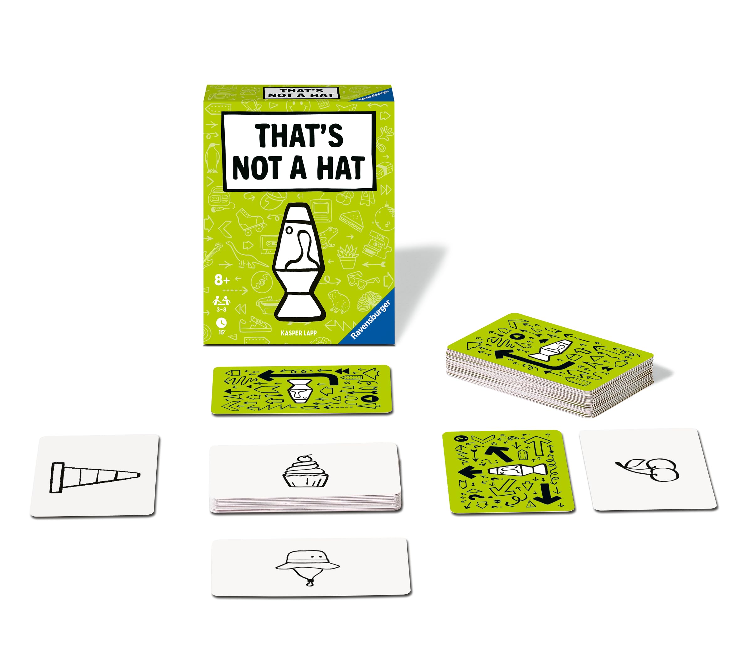 Foto 3 pulgar | Juego De Cartas Ravensburger That's Not A Hat Pop Culture 3-8 Jugadores - Venta Internacional.