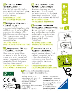 Foto 5 | Juego De Cartas Ravensburger That's Not A Hat Pop Culture 3-8 Jugadores - Venta Internacional.