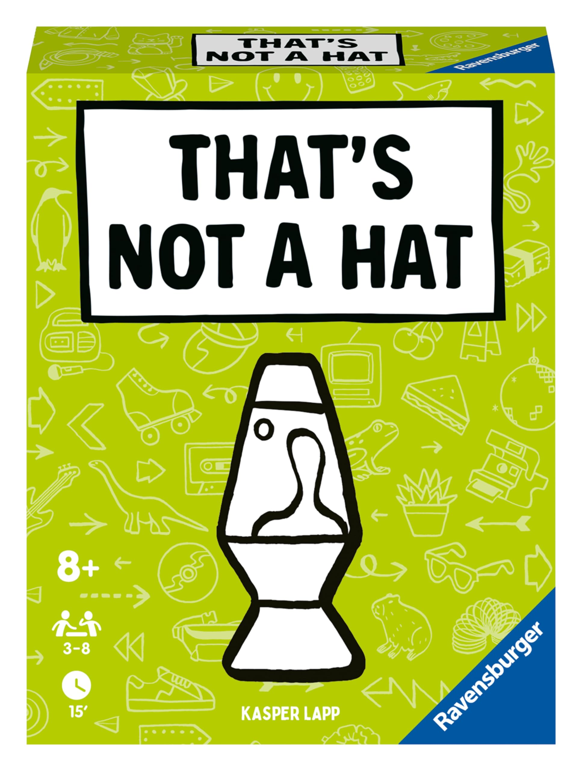 Foto 7 pulgar | Juego De Cartas Ravensburger That's Not A Hat Pop Culture 3-8 Jugadores - Venta Internacional.
