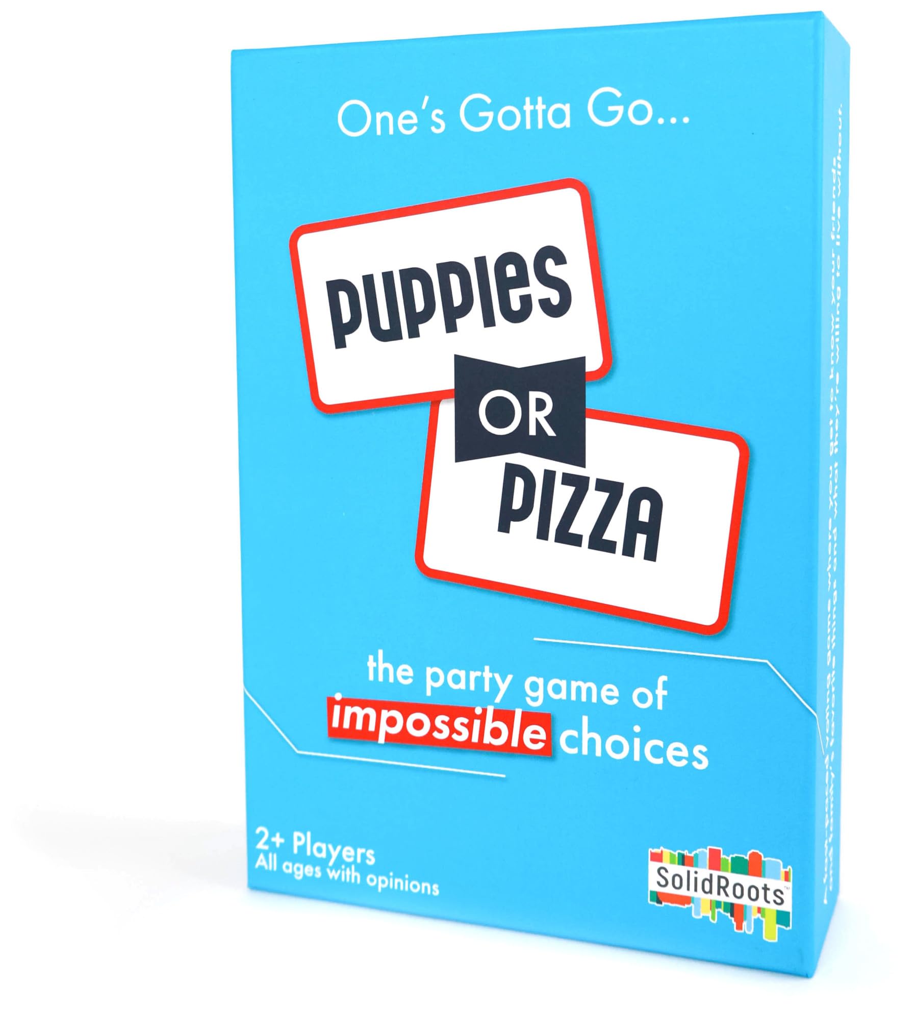 Foto 2 pulgar | Juego De Cartas Spin Master Games Solidroots Puppies Or Pizza - Venta Internacional.
