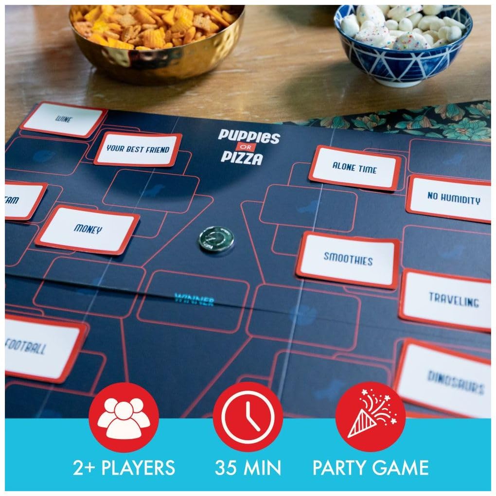 Foto 3 pulgar | Juego De Cartas Spin Master Games Solidroots Puppies Or Pizza - Venta Internacional.