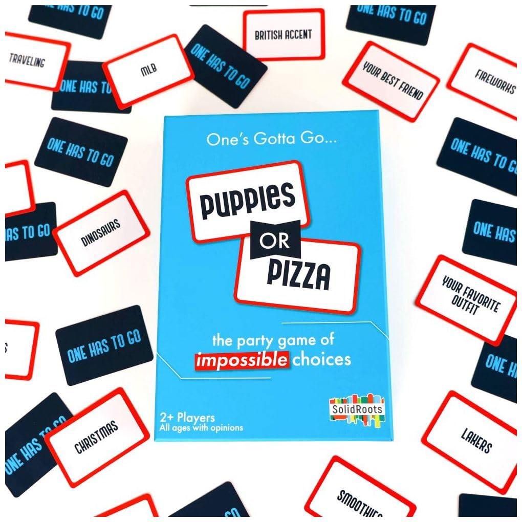 Foto 6 pulgar | Juego De Cartas Spin Master Games Solidroots Puppies Or Pizza - Venta Internacional.