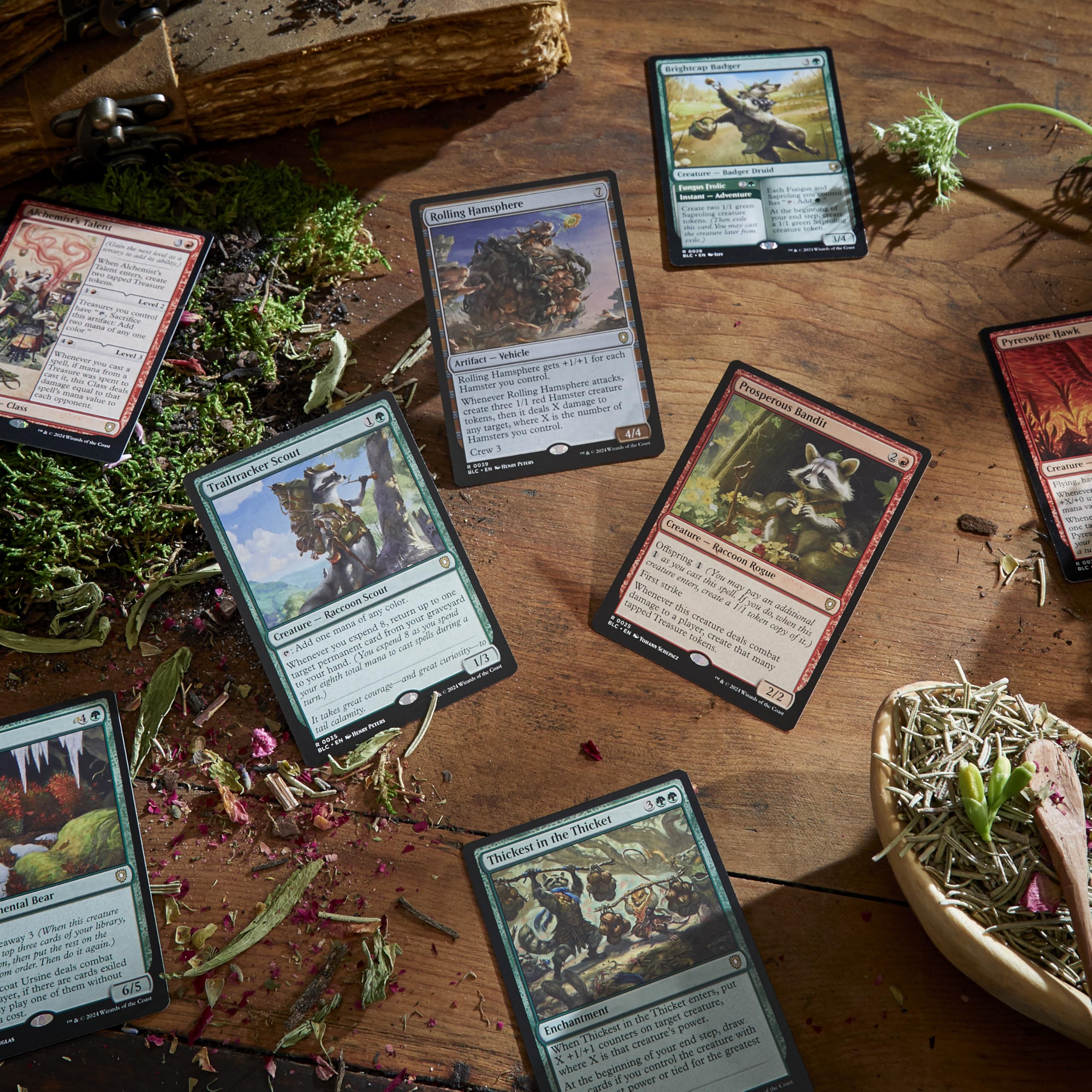 Foto 6 pulgar | Ejército Animado De Commander Deck Magic The Gathering Bloomburrow - Venta Internacional.