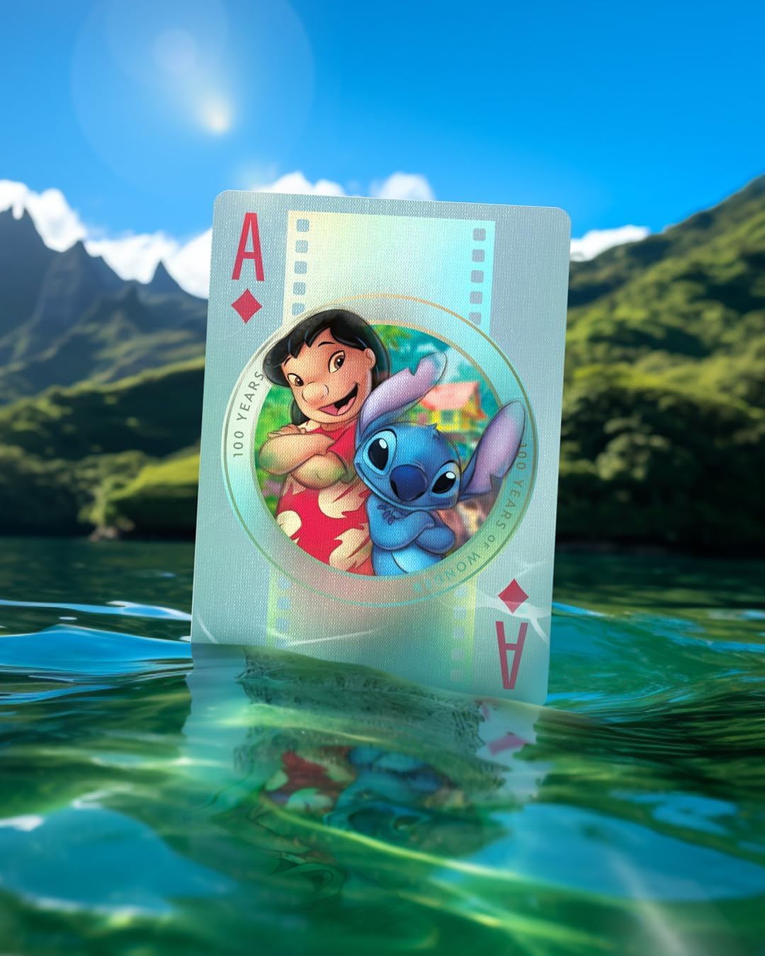 Foto 4 pulgar | Juego De Cartas Para Bicicleta, 100 Aniversario De Disney, Paquete De 6 - Venta Internacional.