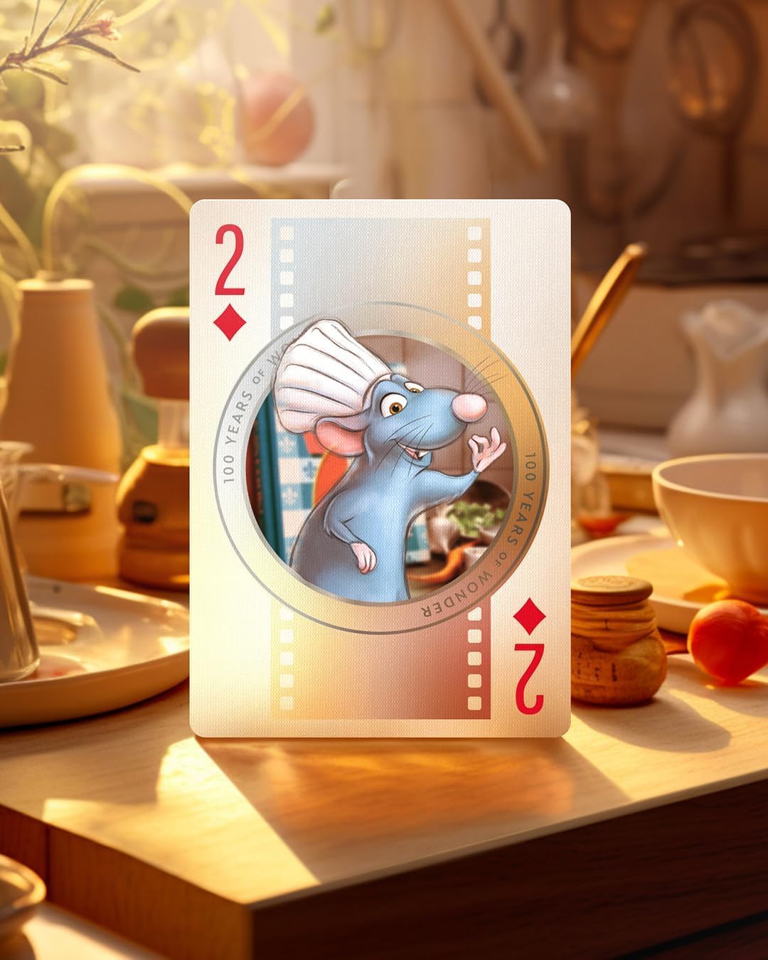 Foto 6 pulgar | Juego De Cartas Para Bicicleta, 100 Aniversario De Disney, Paquete De 6 - Venta Internacional.