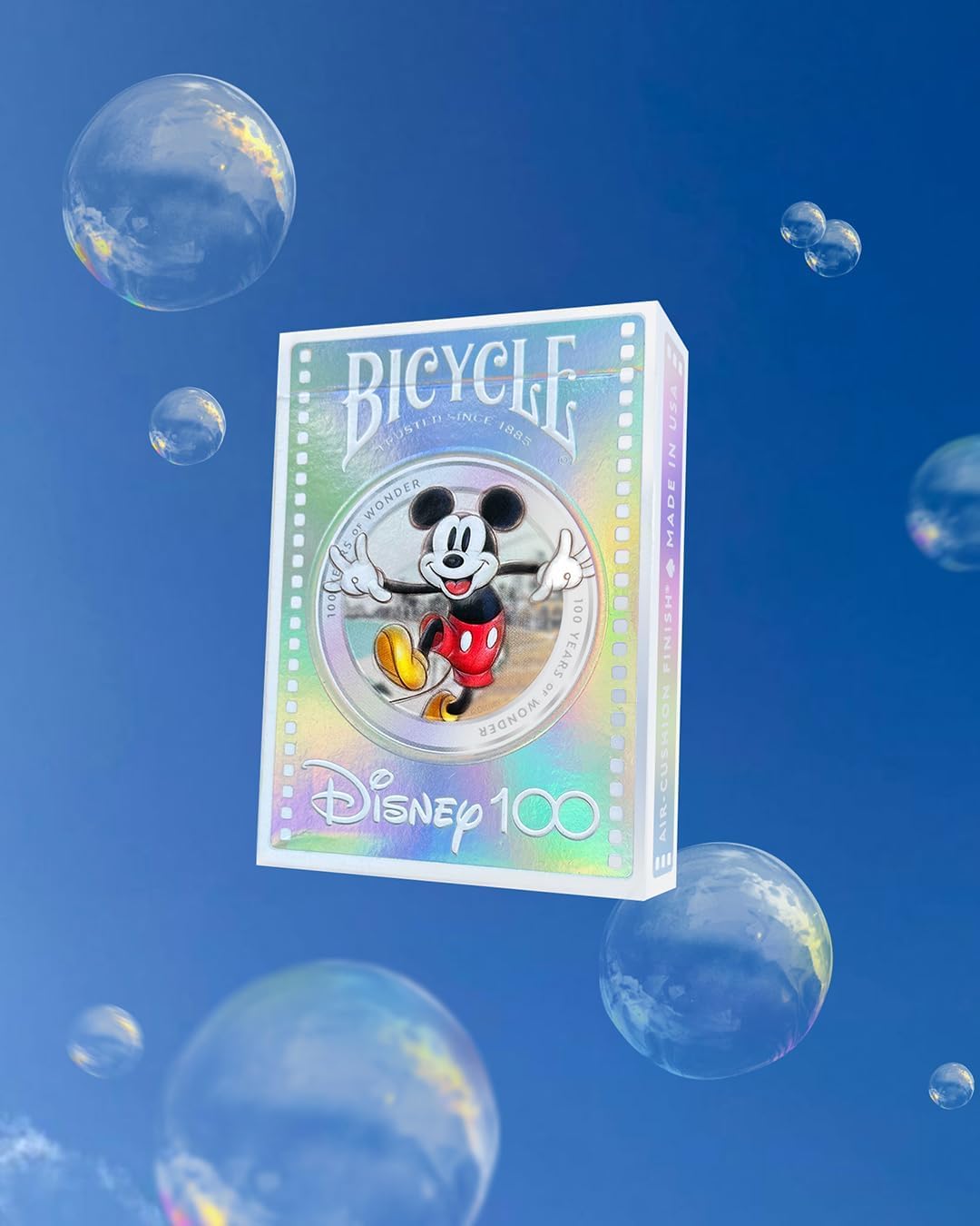 Foto 8 pulgar | Juego De Cartas Para Bicicleta, 100 Aniversario De Disney, Paquete De 6 - Venta Internacional.