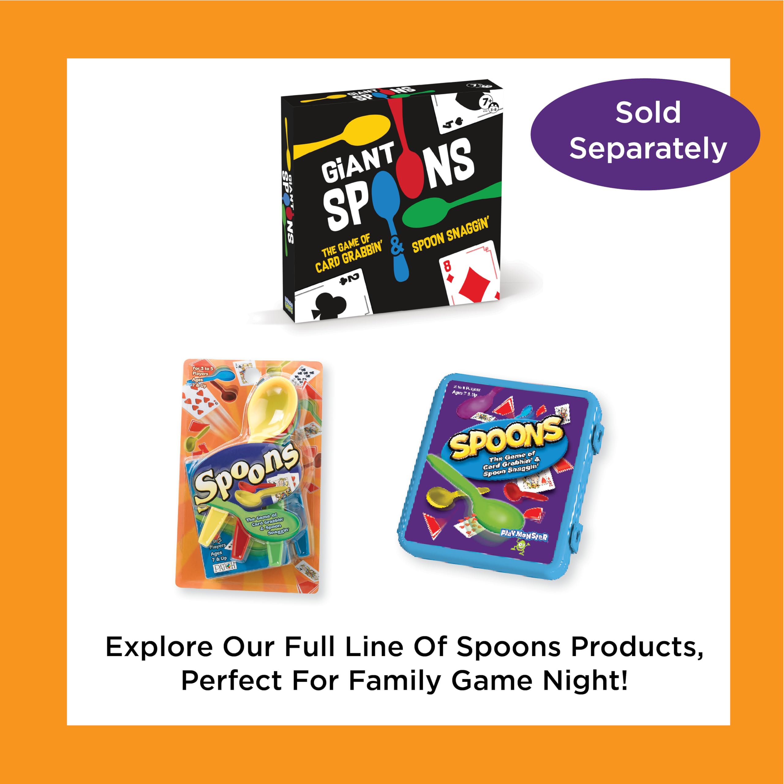 Foto 7 pulgar | Juego De Cartas Playmonster Spoons Game Para Niños Y Adultos Mayores De 7 Años - Venta Internacional.