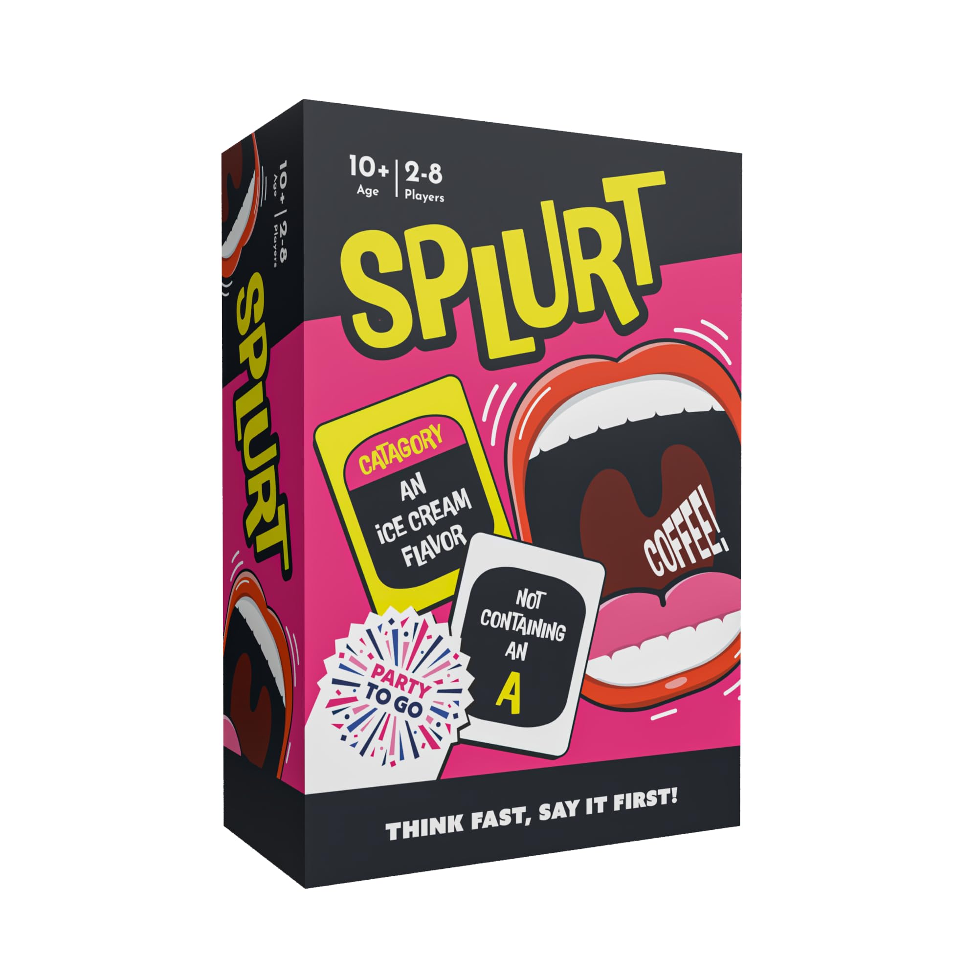Foto 2 pulgar | Juego Gamewright Party To Go Splurt Piensa Rápido, Dilo Primero - Venta Internacional.