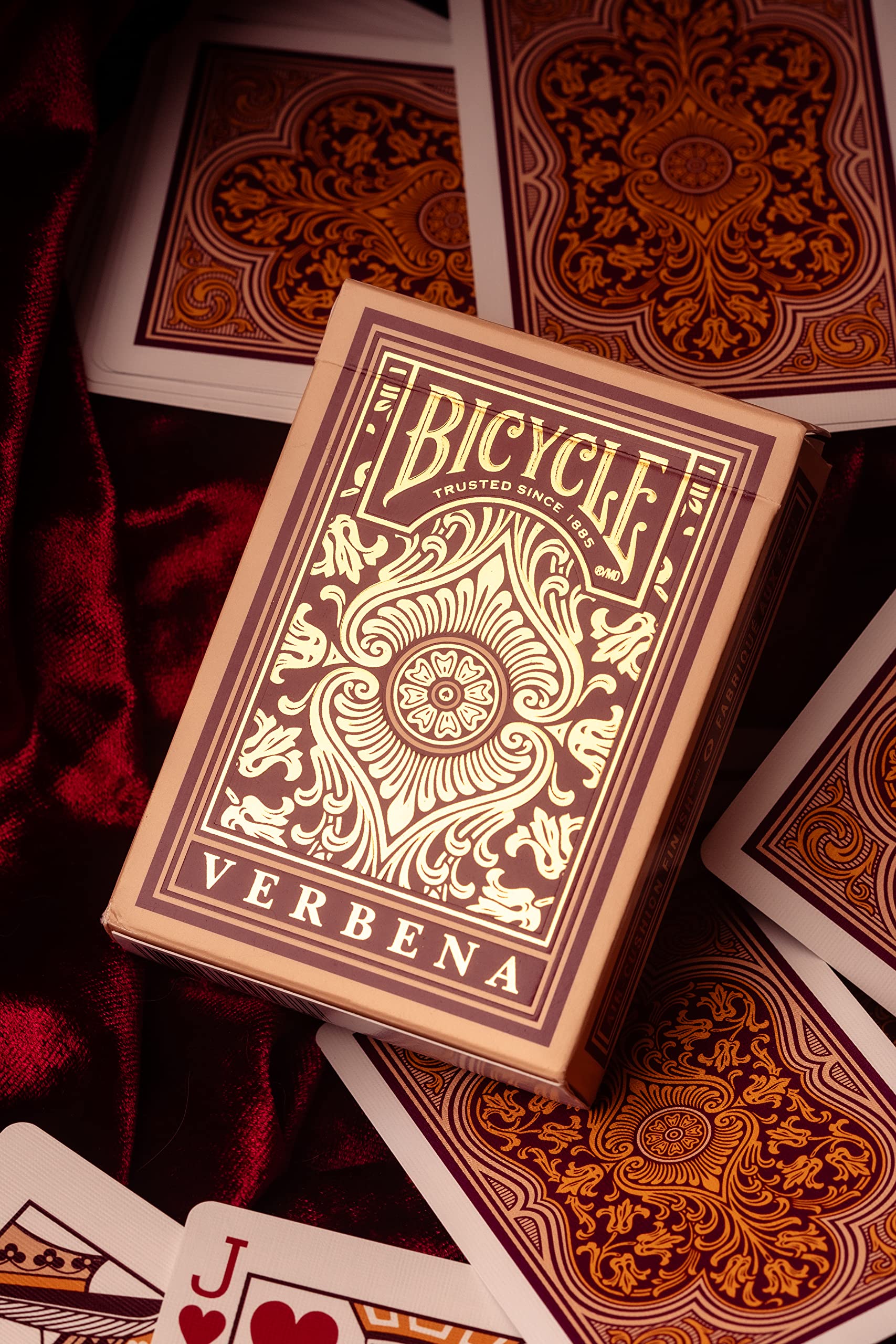 Foto 4 pulgar | Juego De Cartas Para Bicicleta, Verbena Floral, Lámina Dorada De Primera Calidad - Venta Internacional.