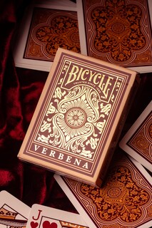 Foto 3 | Juego De Cartas Para Bicicleta, Verbena Floral, Lámina Dorada De Primera Calidad - Venta Internacional.