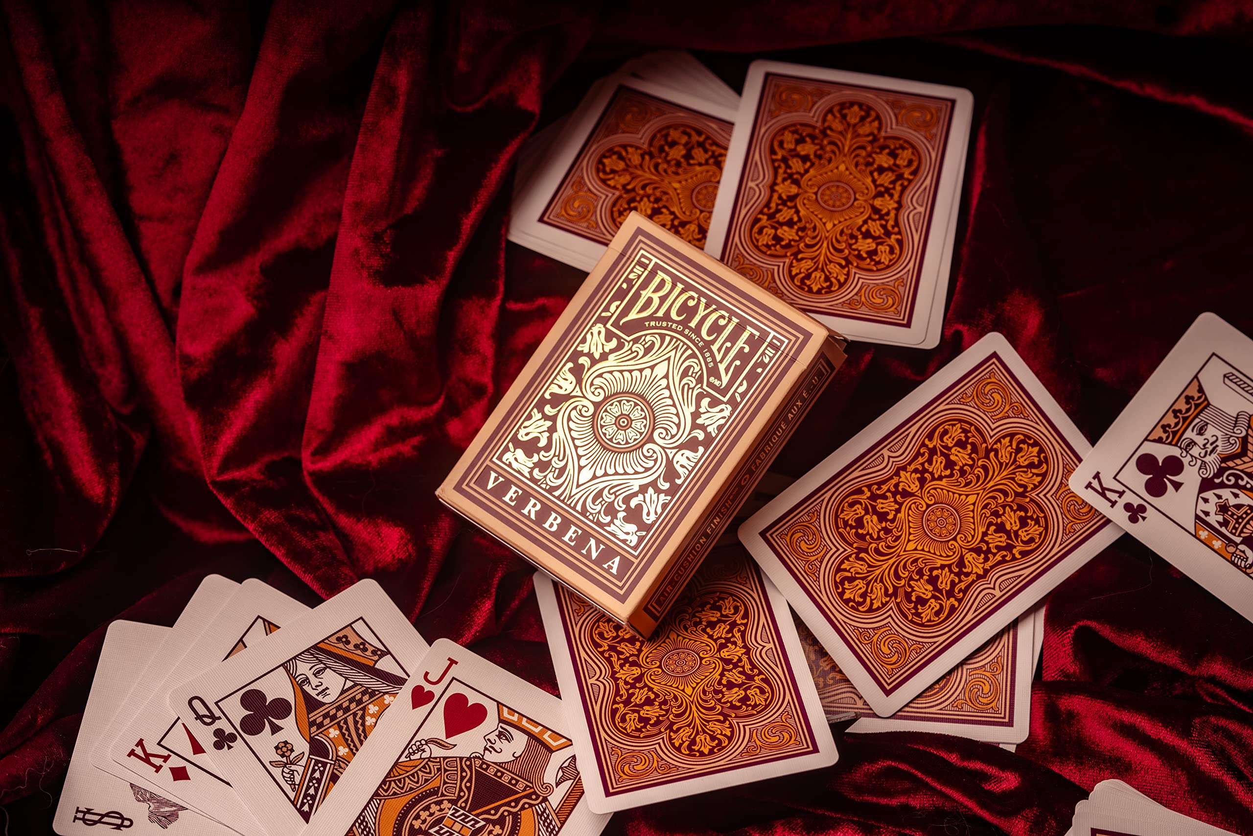 Foto 5 | Juego De Cartas Para Bicicleta, Verbena Floral, Lámina Dorada De Primera Calidad - Venta Internacional.