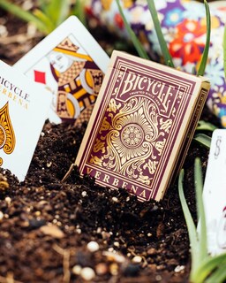 Foto 6 | Juego De Cartas Para Bicicleta, Verbena Floral, Lámina Dorada De Primera Calidad - Venta Internacional.