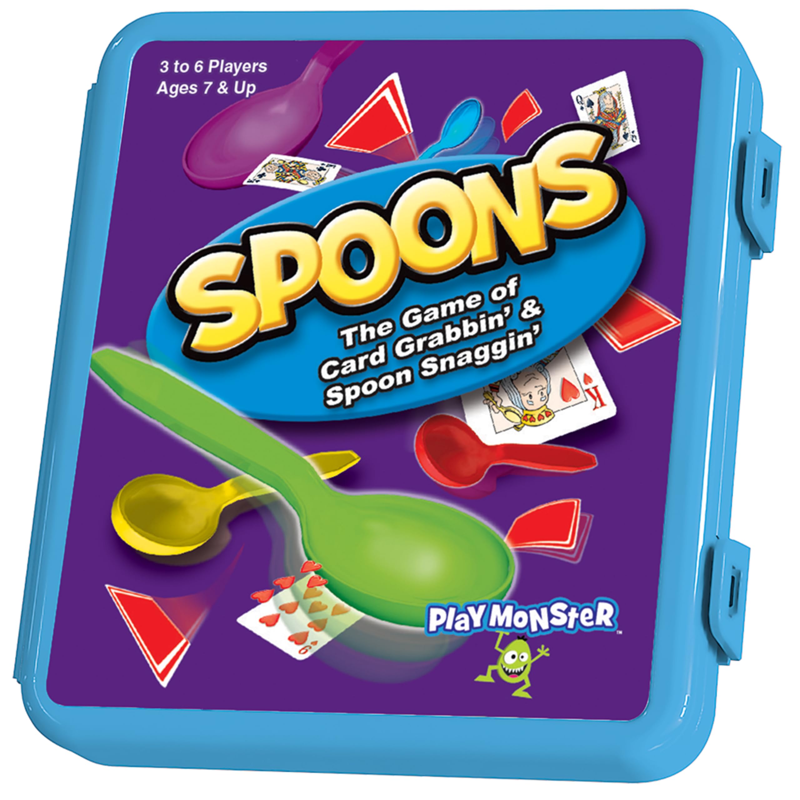 Foto 2 pulgar | Juego De Cartas Playmonster Spoons Con Estuche, Baraja De Cartas Para Más De 7 Años - Venta Internacional.