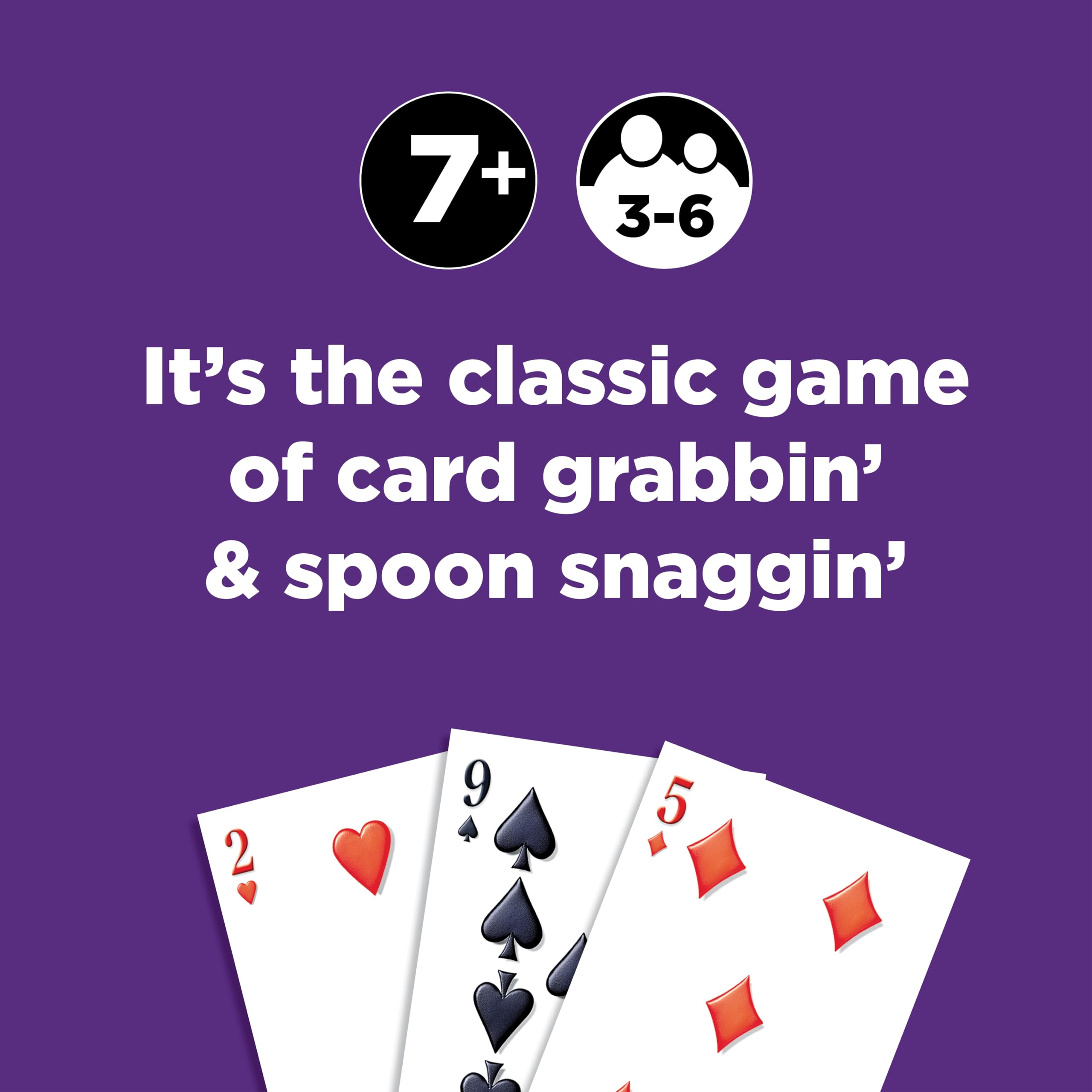 Foto 5 pulgar | Juego De Cartas Playmonster Spoons Con Estuche, Baraja De Cartas Para Más De 7 Años - Venta Internacional.