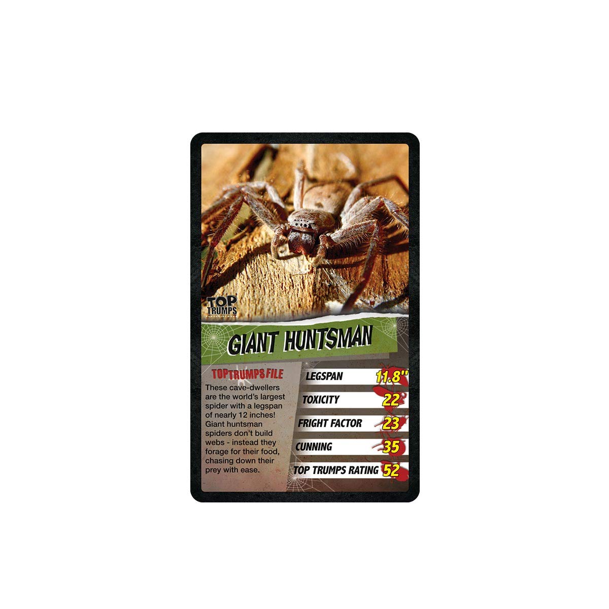 Foto 4 pulgar | Juego De Cartas Top Trumps Spiders Family Kids Adults 6+ Years - Venta Internacional.