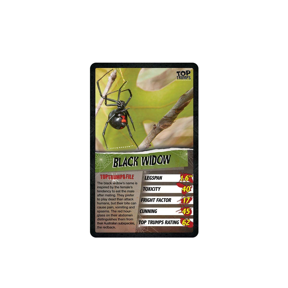 Foto 5 pulgar | Juego De Cartas Top Trumps Spiders Family Kids Adults 6+ Years - Venta Internacional.