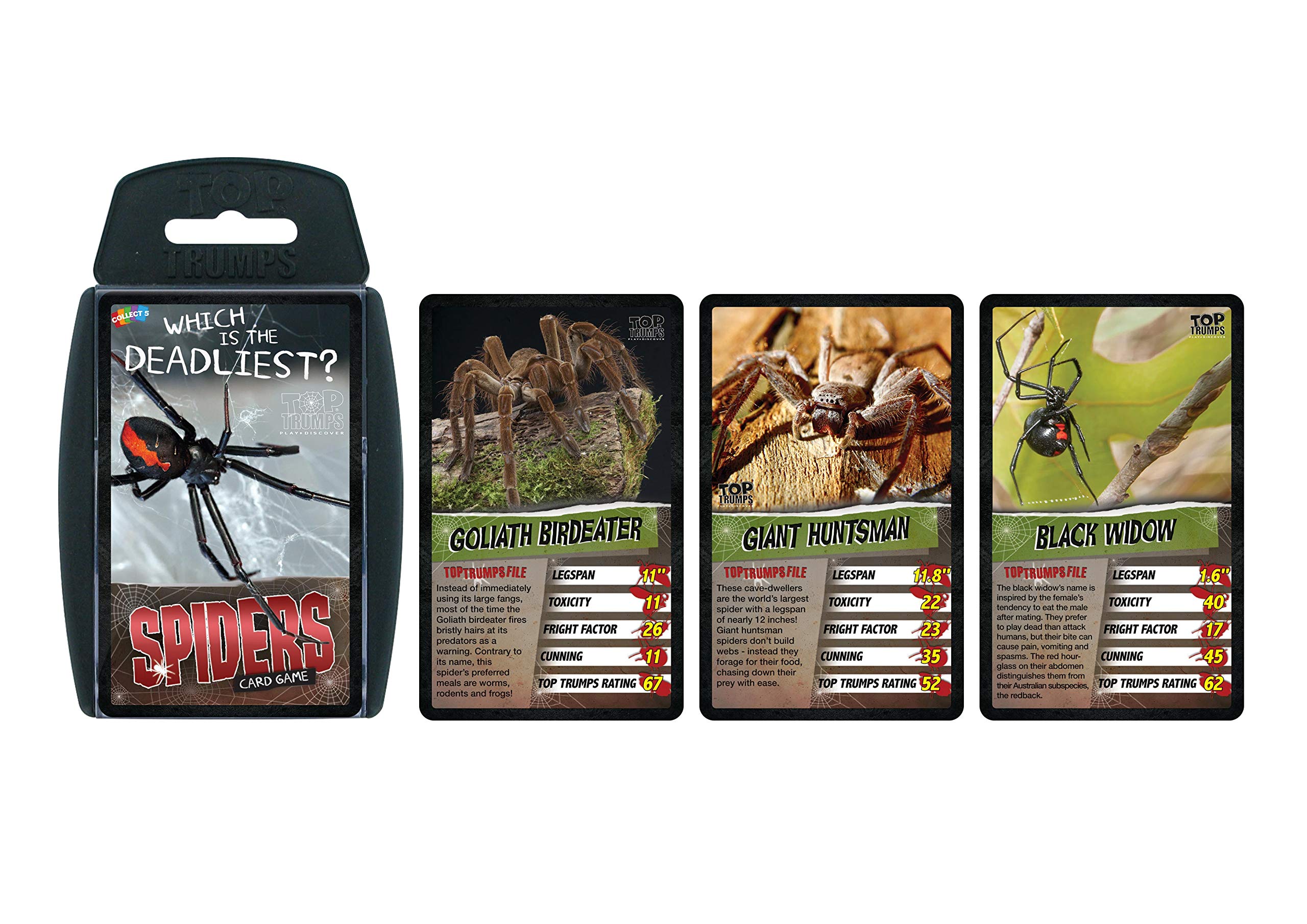 Foto 5 | Juego De Cartas Top Trumps Spiders Family Kids Adults 6+ Years - Venta Internacional.