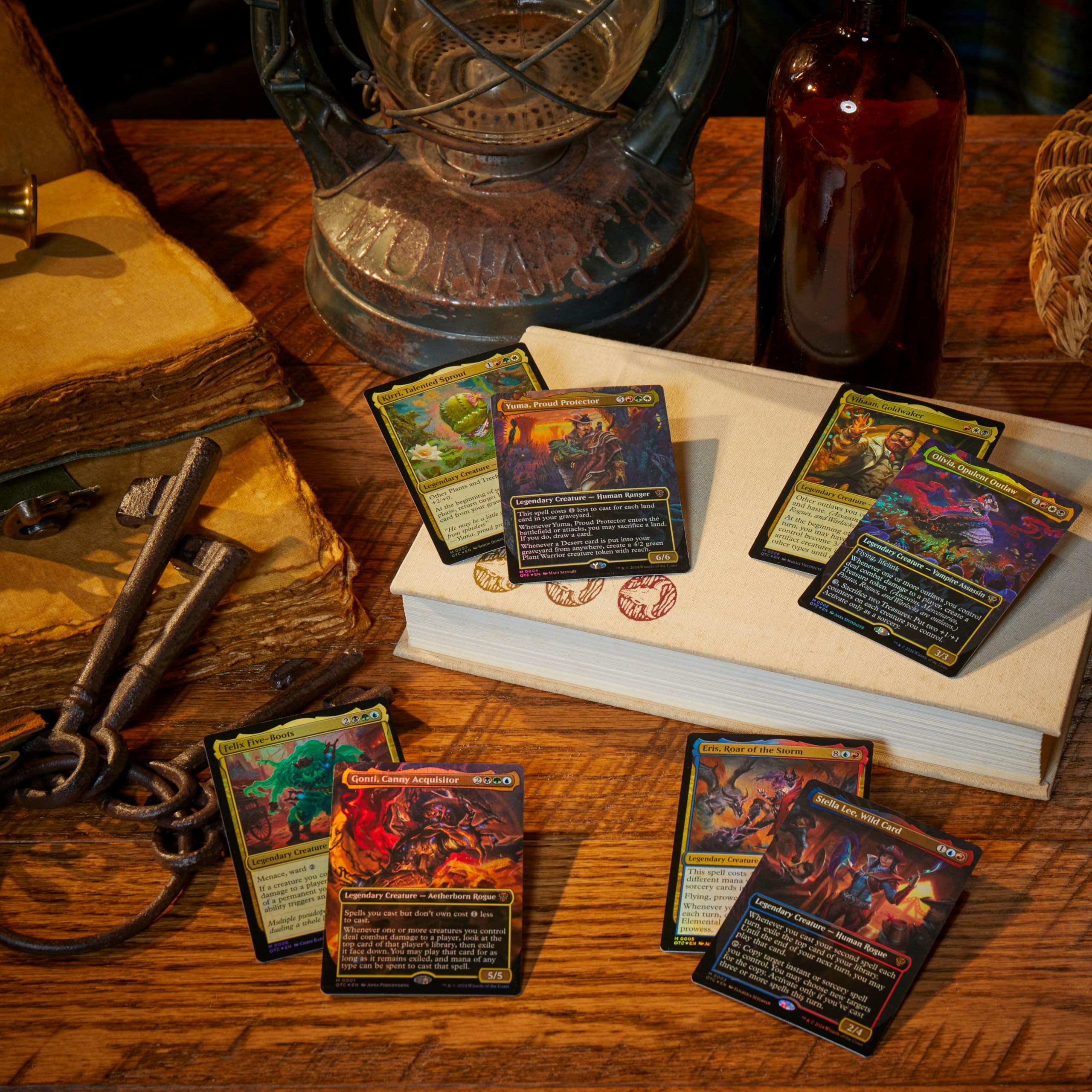 Foto 5 pulgar | Paquete Commander Deck Magic The Gathering Outlaws Of Thunder Junction - Venta Internacional.