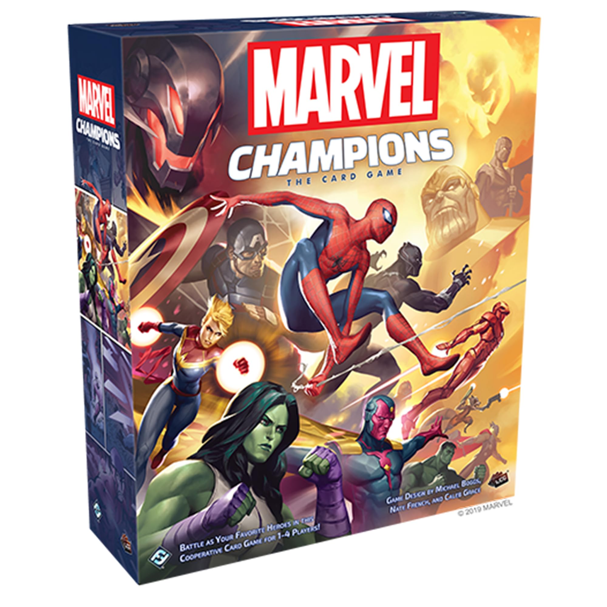 Foto 2 pulgar | Juego De Cartas Fantasy Flight Marvel Champions Base 14+ Kids - Venta Internacional.