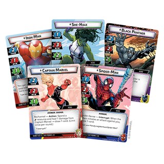 Foto 5 | Juego De Cartas Fantasy Flight Marvel Champions Base 14+ Kids - Venta Internacional.