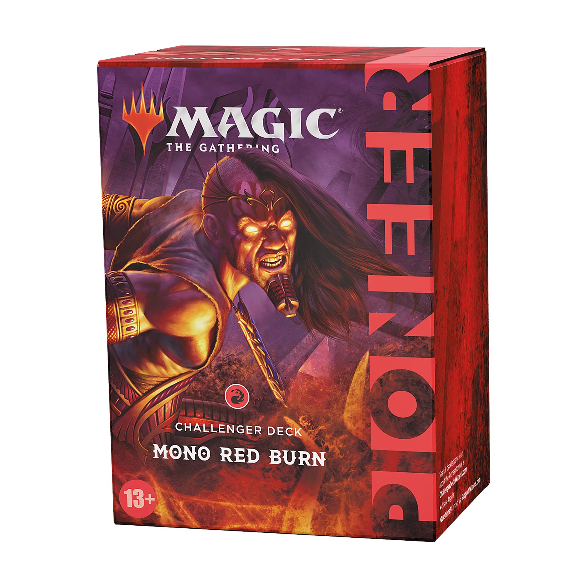 Foto 2 pulgar | Mazo Challenger Magic The Gathering Pioneer Mono Red Burn - Venta Internacional.