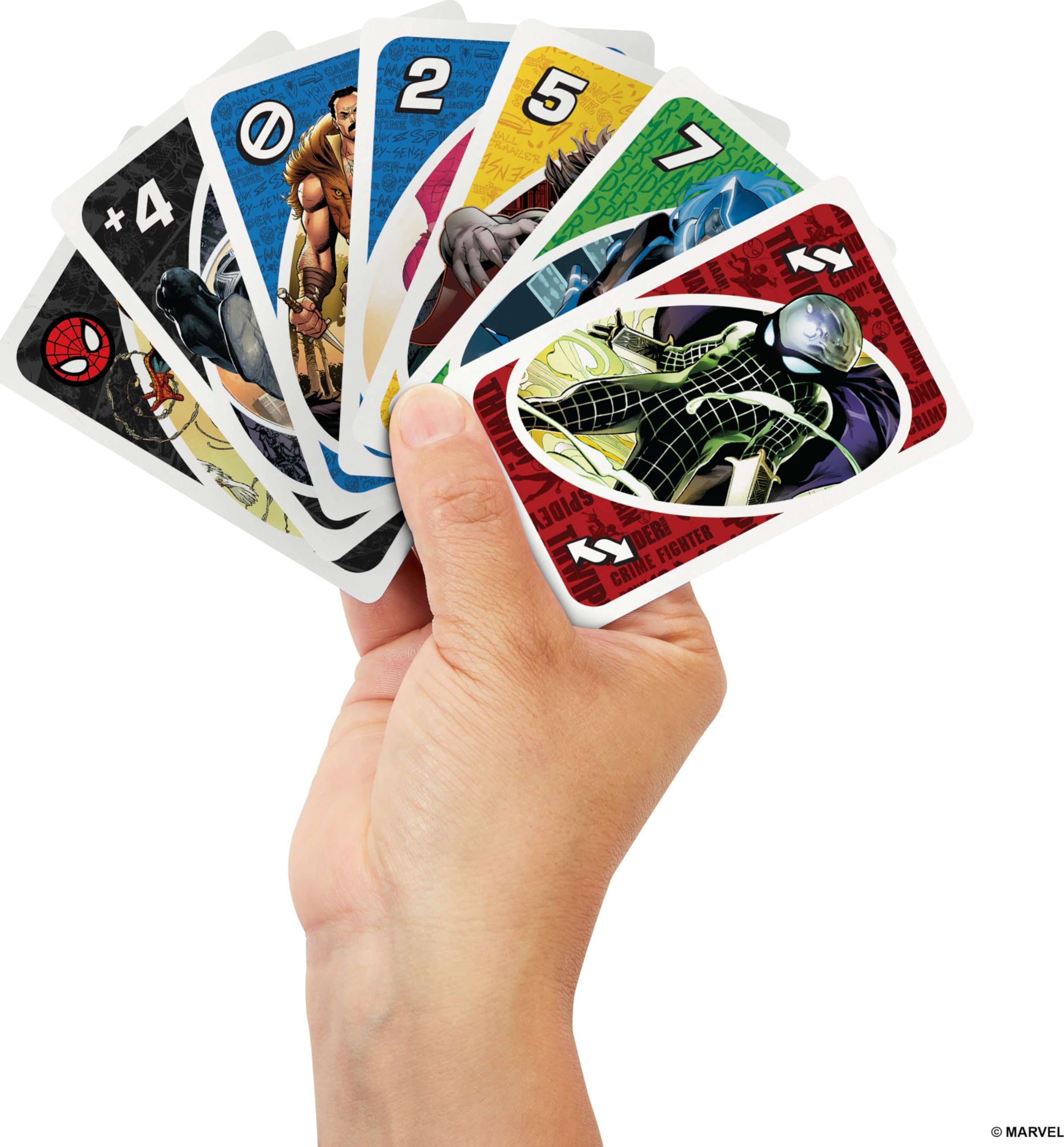 Foto 3 pulgar | Juego De Cartas Mattel Games Uno The Amazing Spider-man Kids 7+ - Venta Internacional.