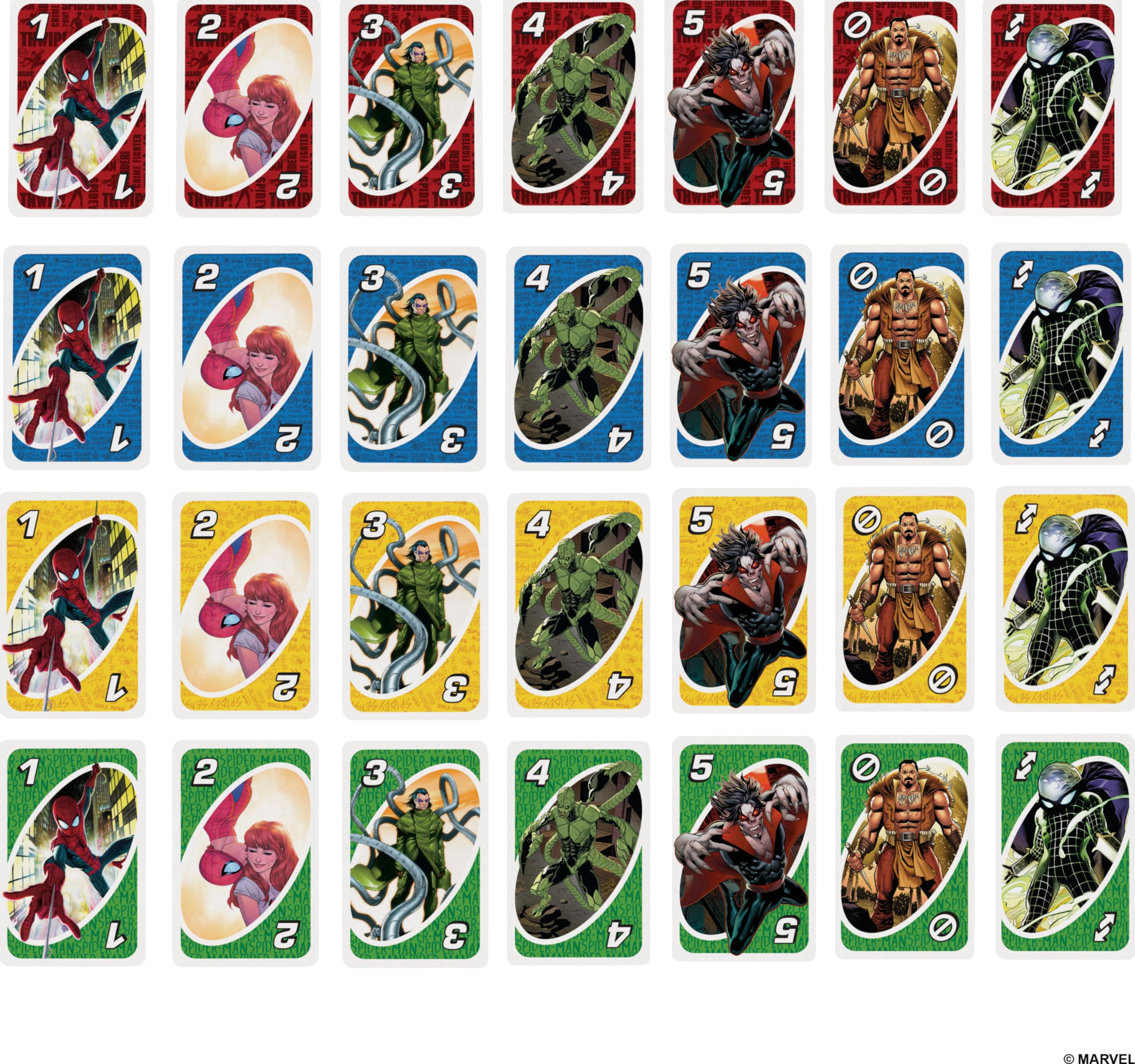 Foto 4 pulgar | Juego De Cartas Mattel Games Uno The Amazing Spider-man Kids 7+ - Venta Internacional.