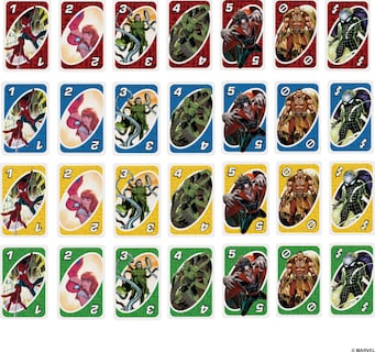 Foto 3 | Juego De Cartas Mattel Games Uno The Amazing Spider-man Kids 7+ - Venta Internacional.