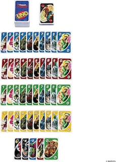 Foto 4 | Juego De Cartas Mattel Games Uno The Amazing Spider-man Kids 7+ - Venta Internacional.