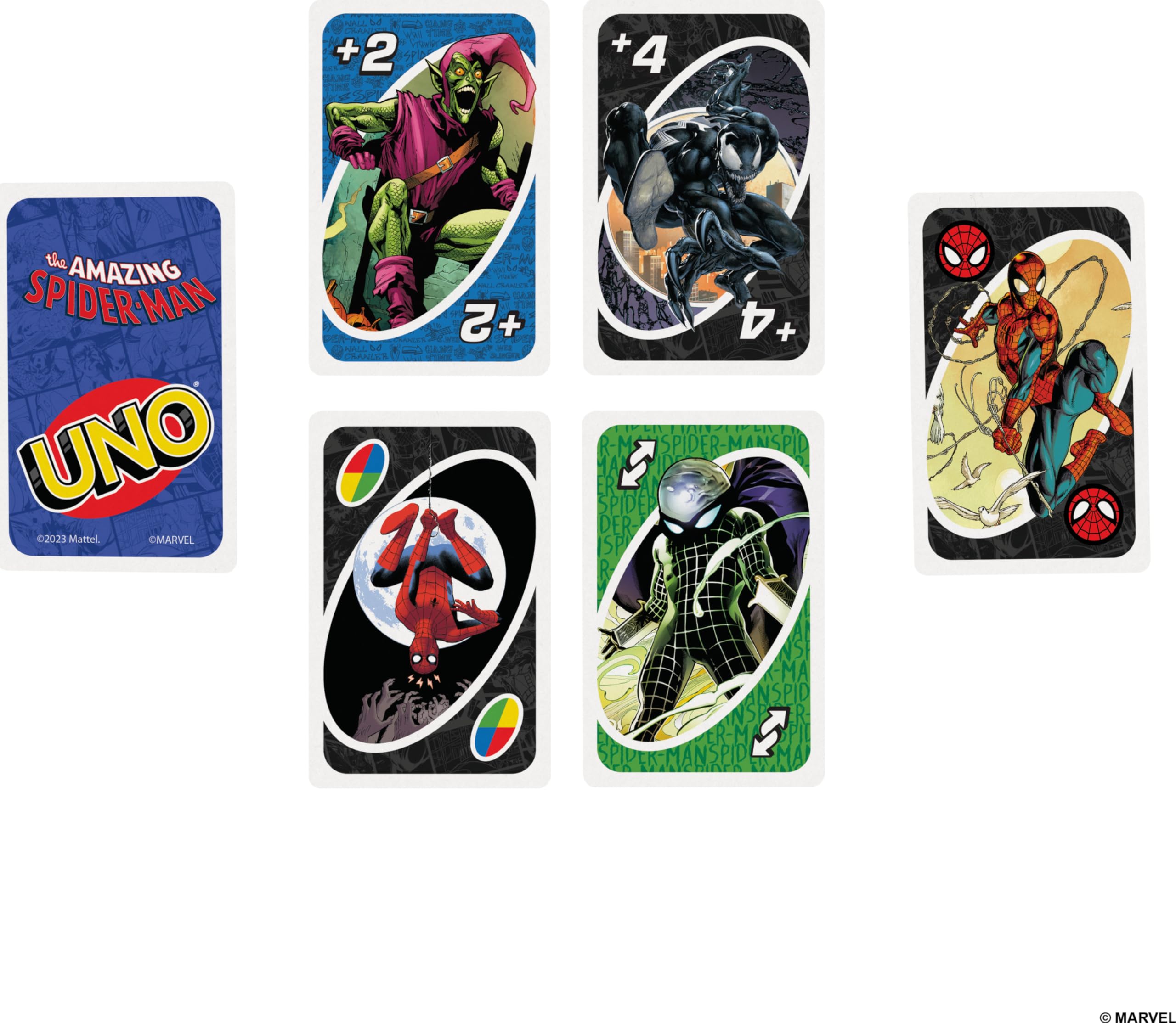 Foto 6 pulgar | Juego De Cartas Mattel Games Uno The Amazing Spider-man Kids 7+ - Venta Internacional.