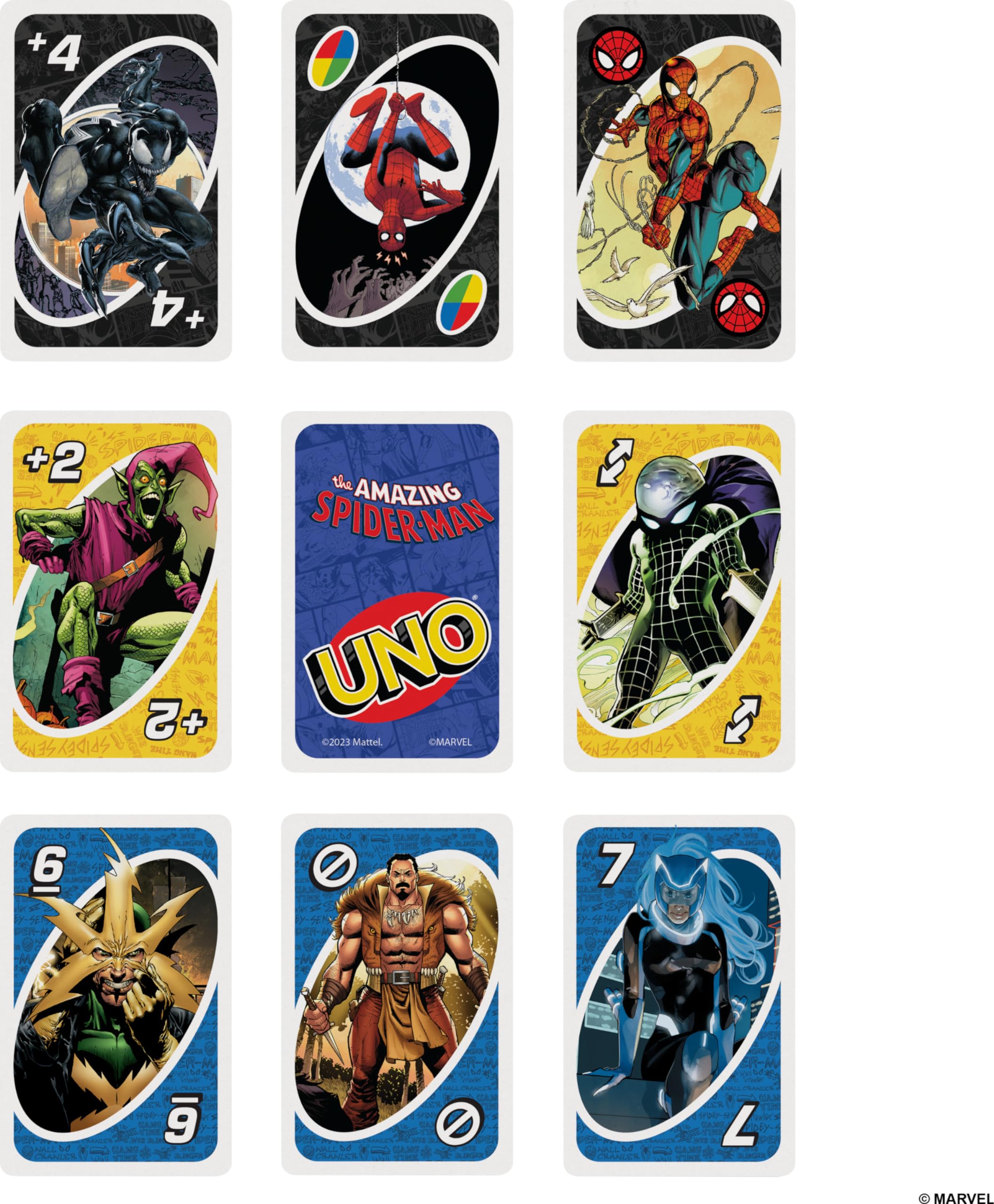 Foto 7 pulgar | Juego De Cartas Mattel Games Uno The Amazing Spider-man Kids 7+ - Venta Internacional.